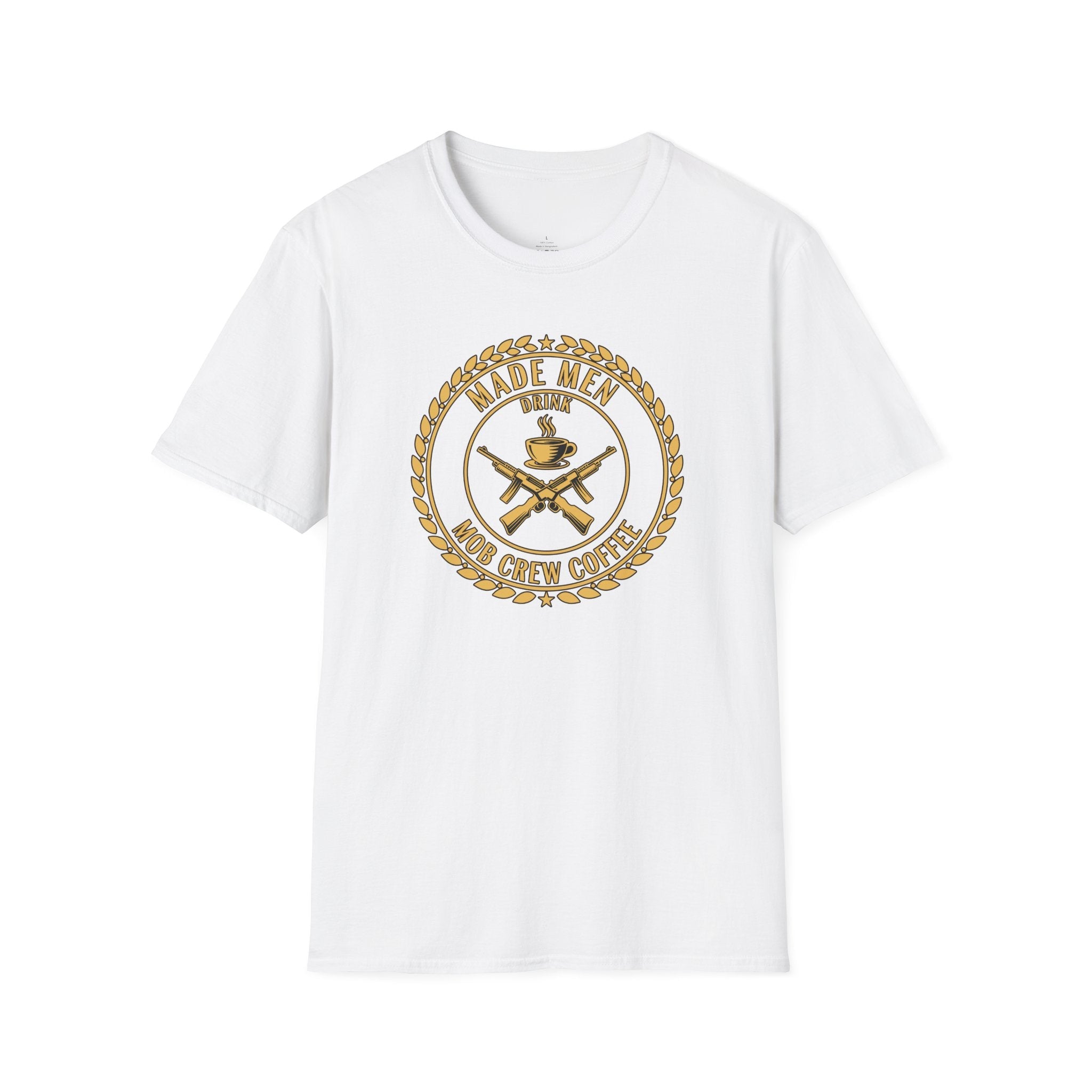 Mob Crew Made Men Drink Mob Crew Coffee T‑Shirt