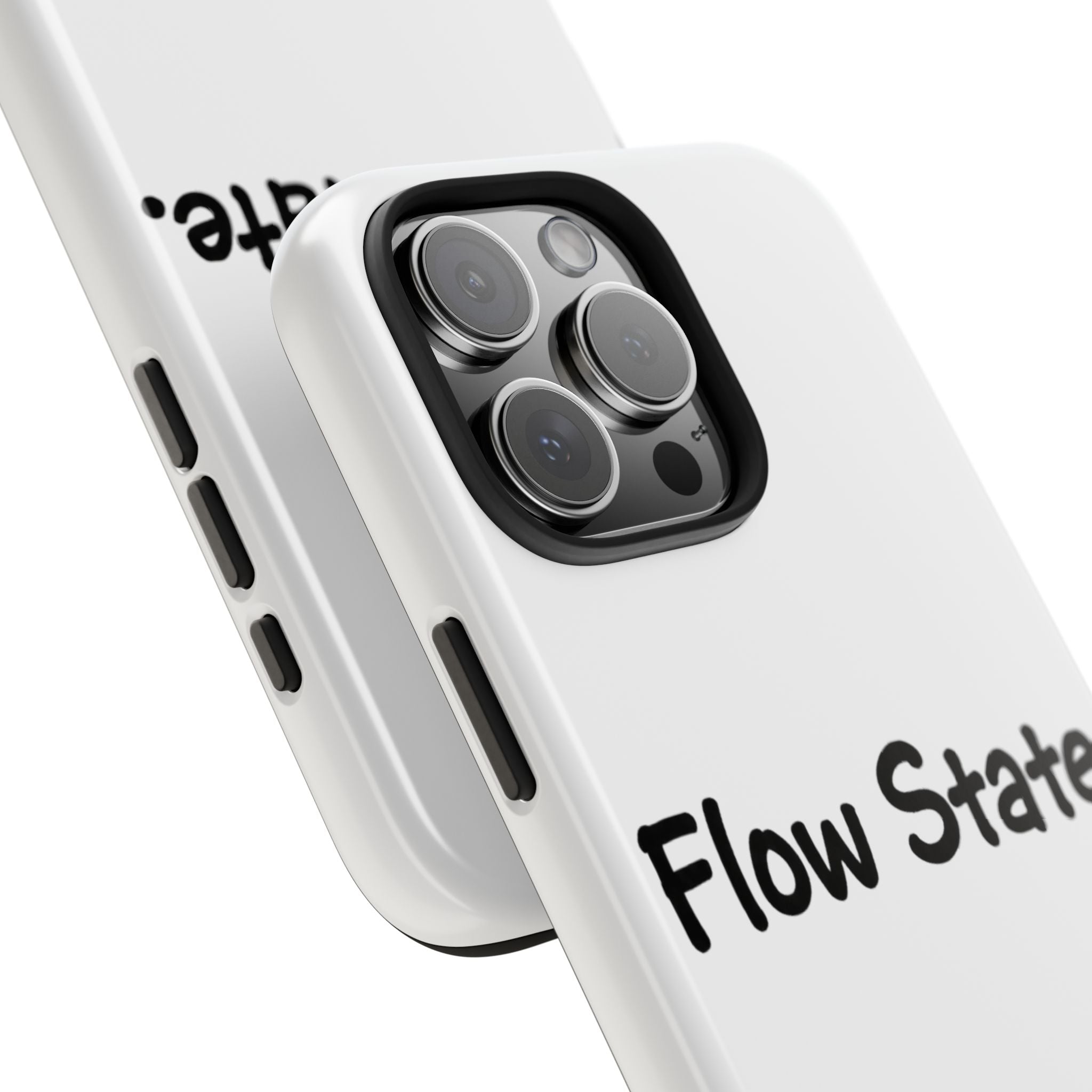Flow State Tough Phone Case — Minimalist Motivational iPhone Cover