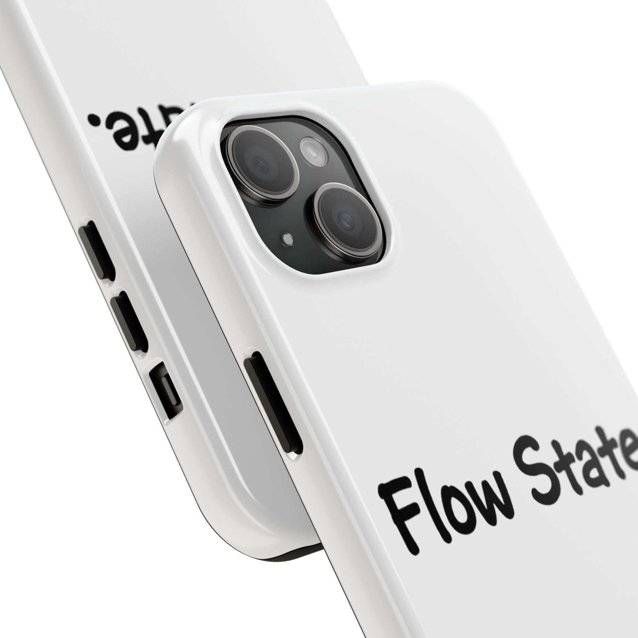Flow State Tough Phone Case — Minimalist Motivational iPhone Cover