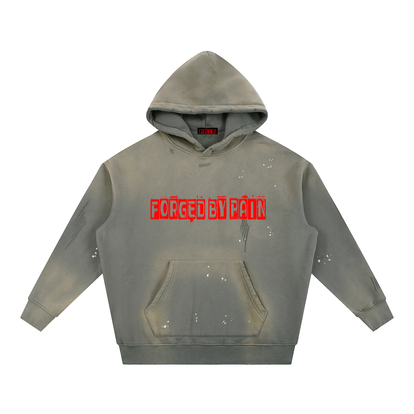 BFP Vintage Washed Forged by Pain Fleece Hoodie