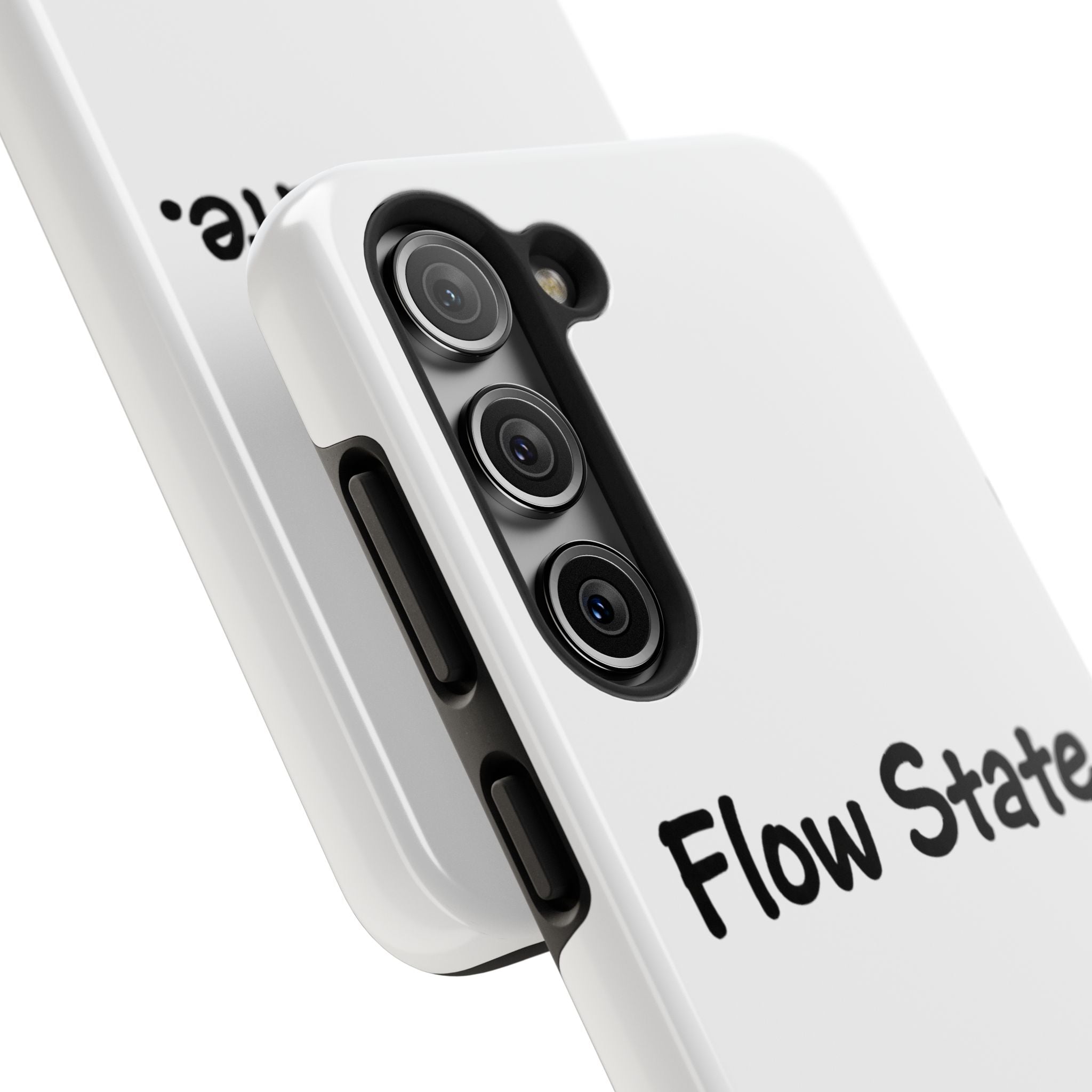 Flow State Tough Phone Case — Minimalist Motivational iPhone Cover