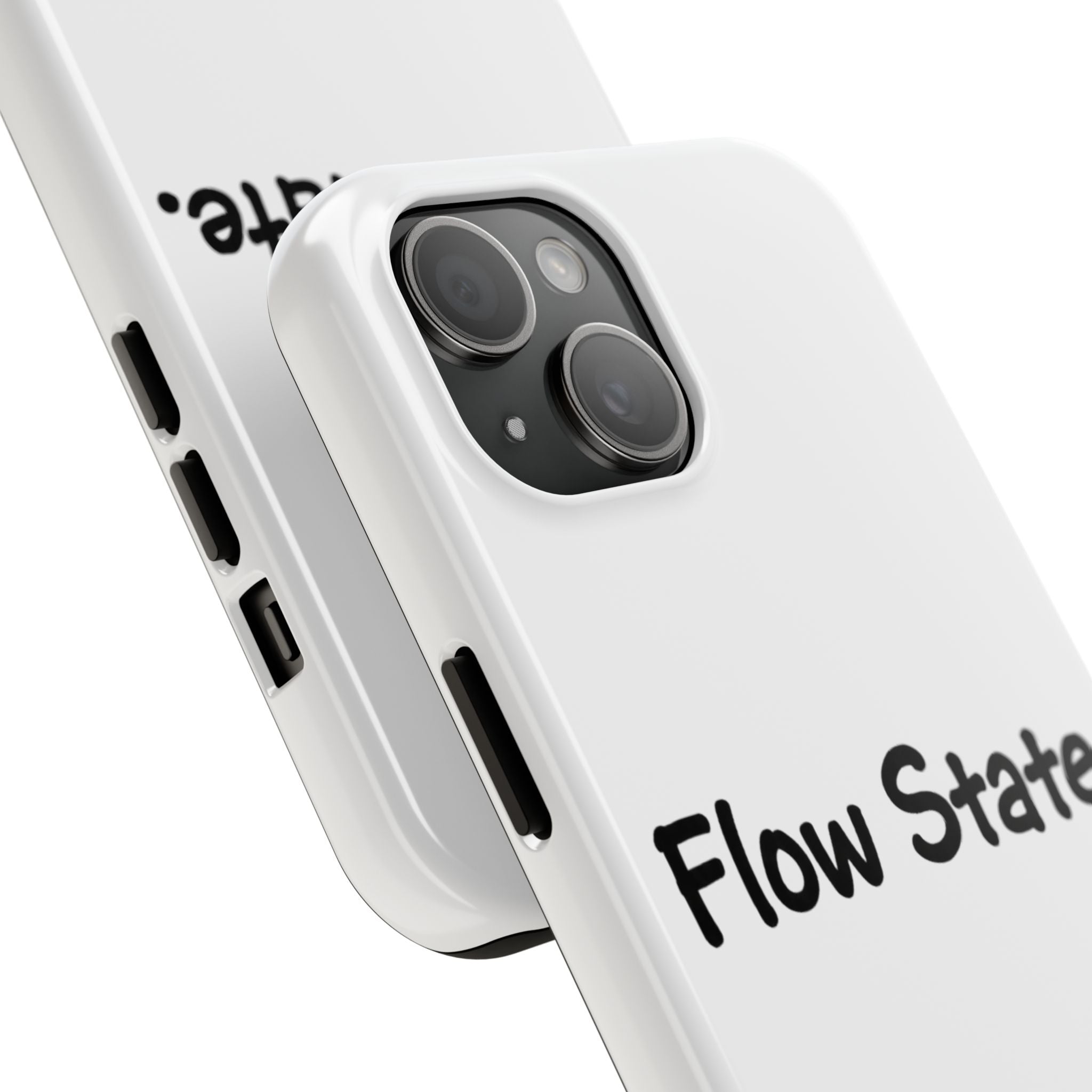 Flow State Tough Phone Case — Minimalist Motivational iPhone Cover