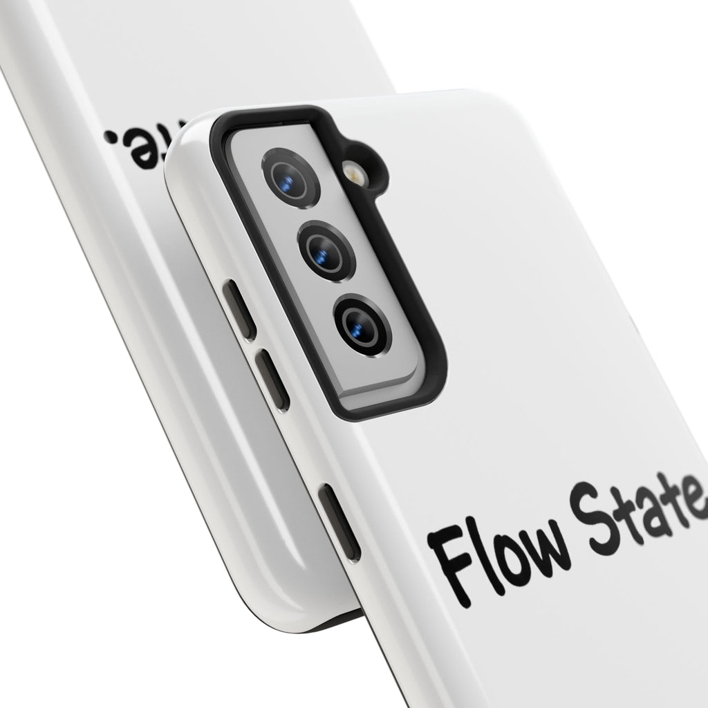 Flow State Tough Phone Case — Minimalist Motivational iPhone Cover