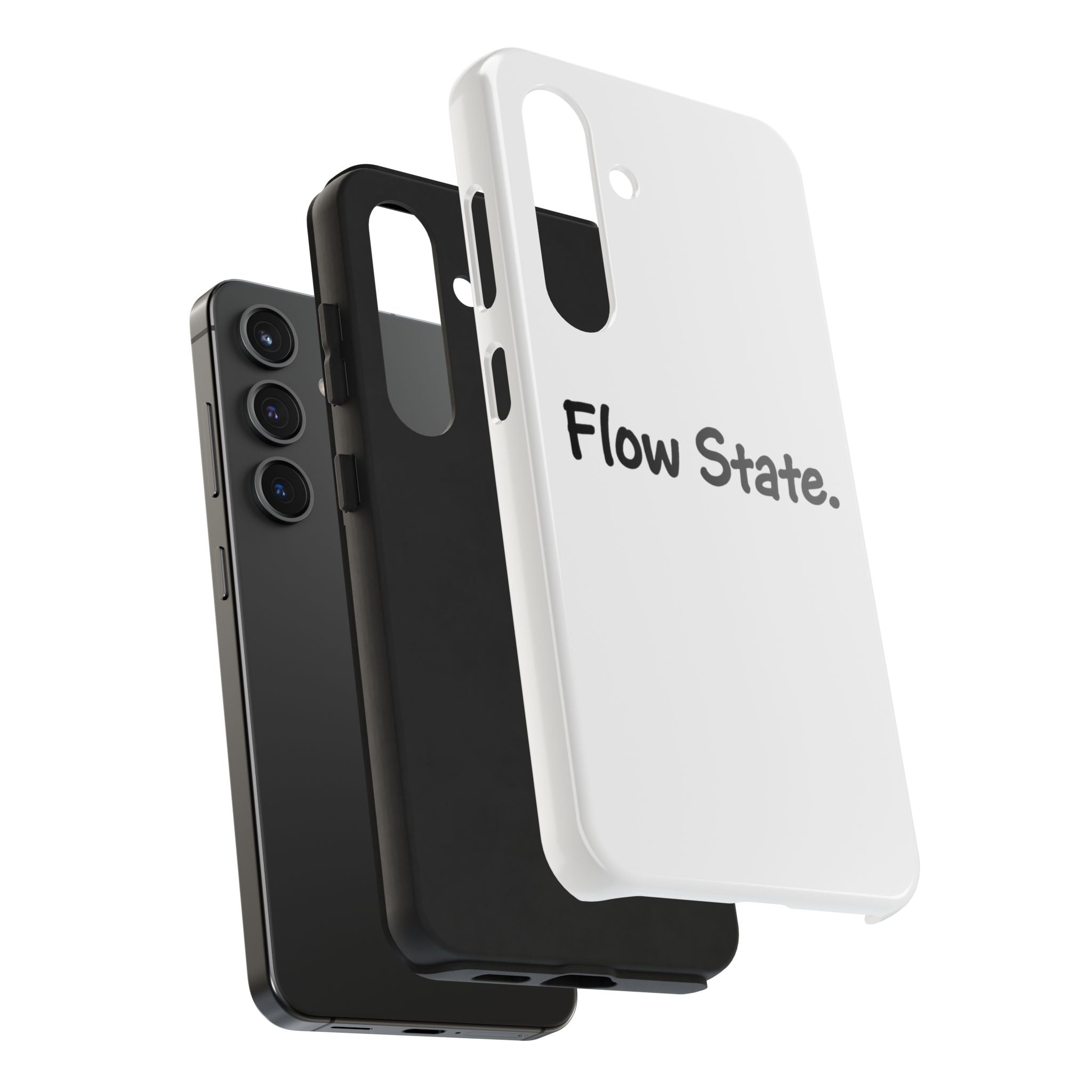 Flow State Tough Phone Case — Minimalist Motivational iPhone Cover