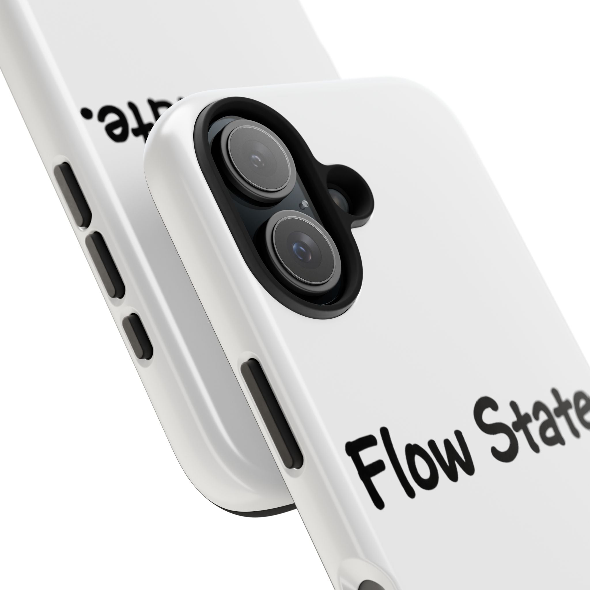 Flow State Tough Phone Case — Minimalist Motivational iPhone Cover