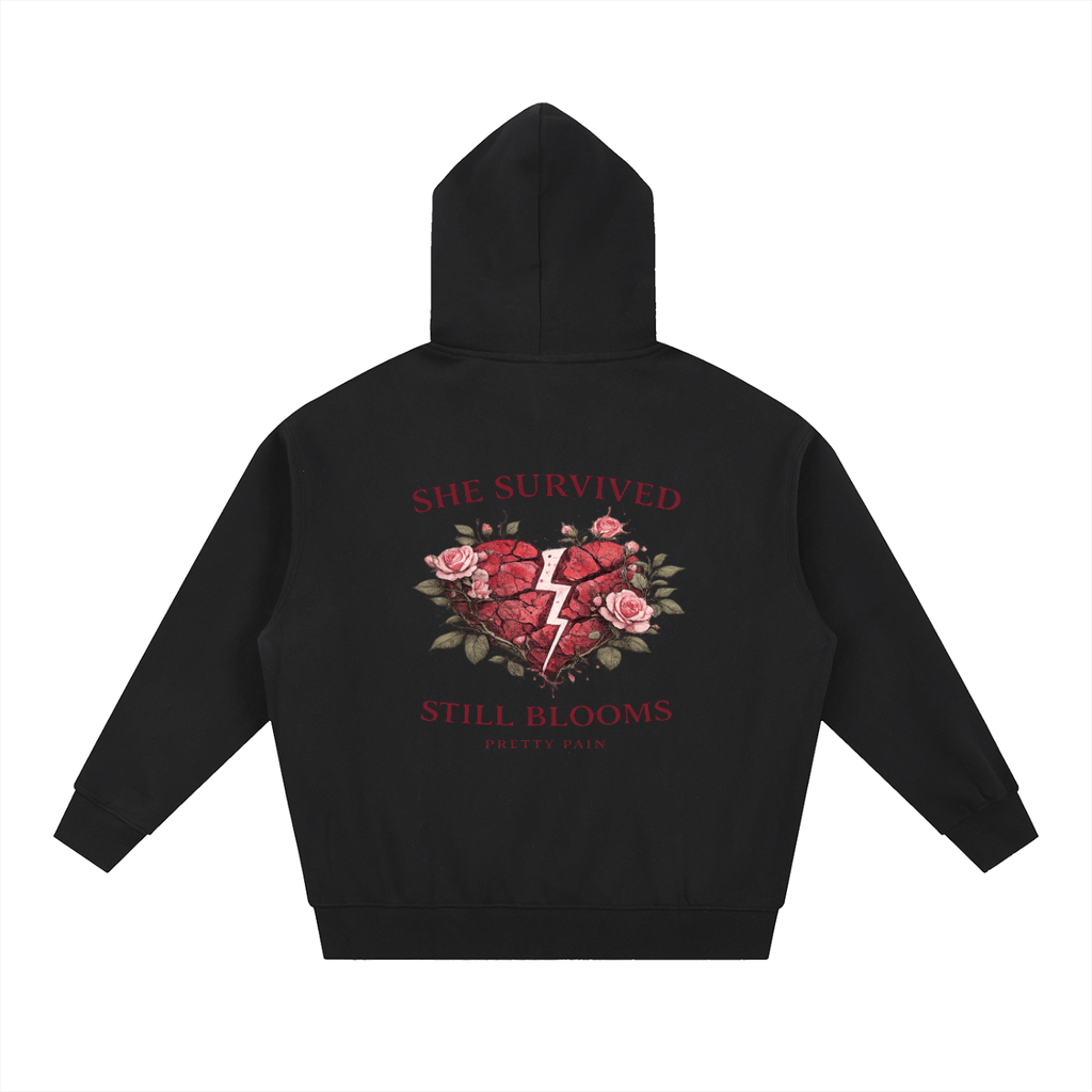 Essential Oversized Fleece Boxy Hoodie