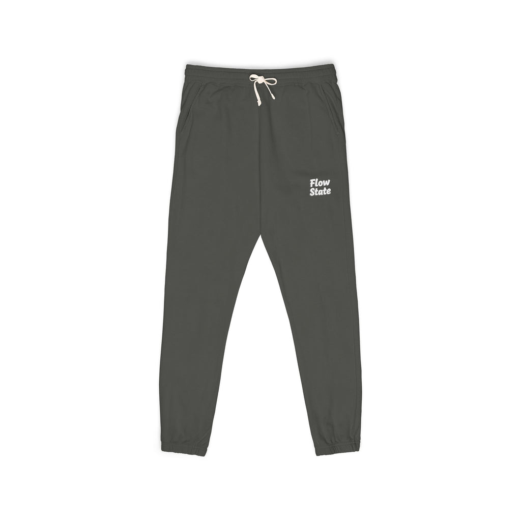 Fleece Sweatpants — 'Power & Shine' Minimal Logo Joggers
