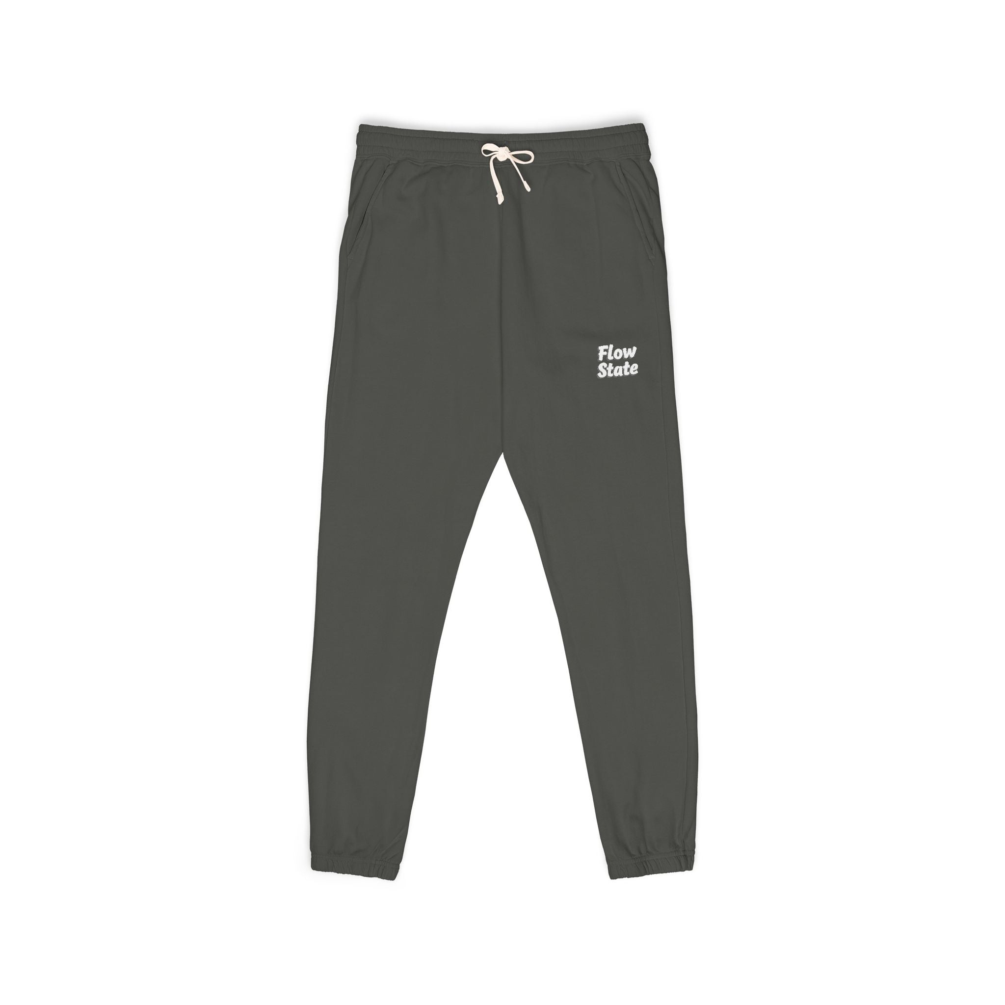 Fleece Sweatpants — 'Power & Shine' Minimal Logo Joggers