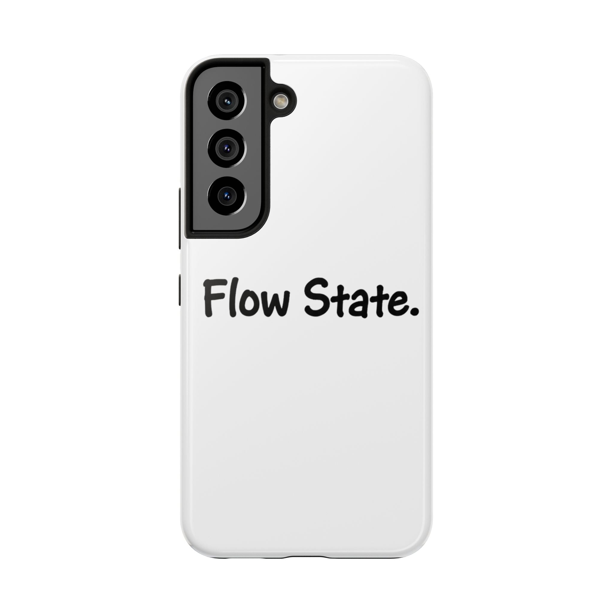 Flow State Tough Phone Case — Minimalist Motivational iPhone Cover
