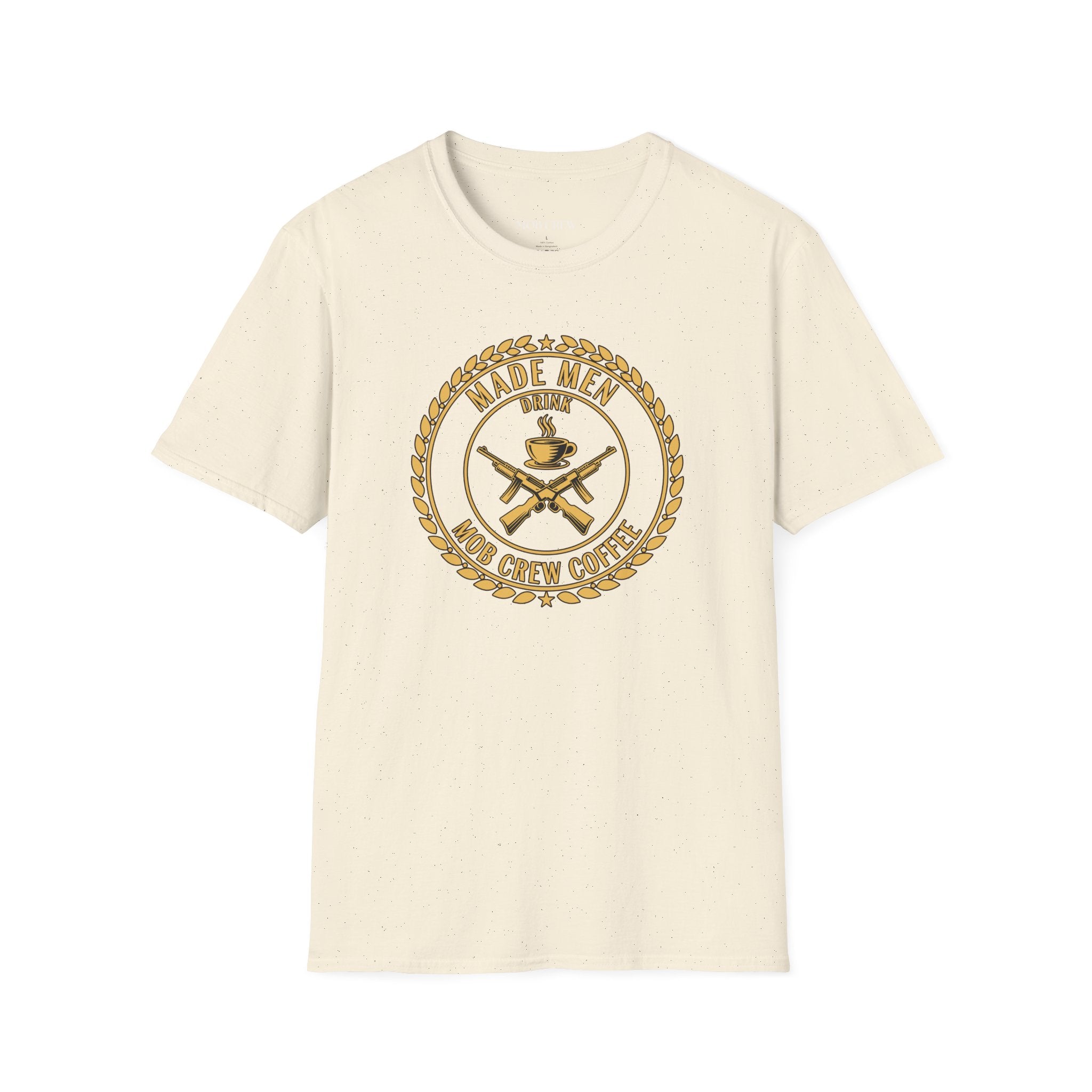 Mob Crew Made Men Drink Mob Crew Coffee T‑Shirt