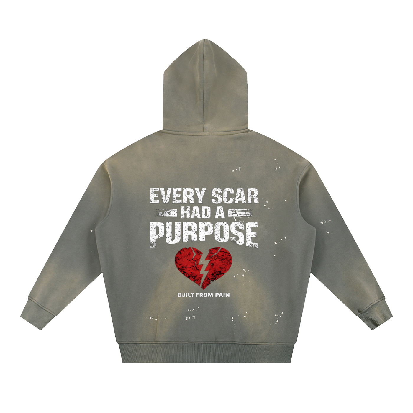 BFP Vintage Washed Forged by Pain Fleece Hoodie