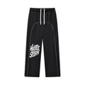 HUSTLE SEASON Contrast-Stitched Fleece Sweatpants