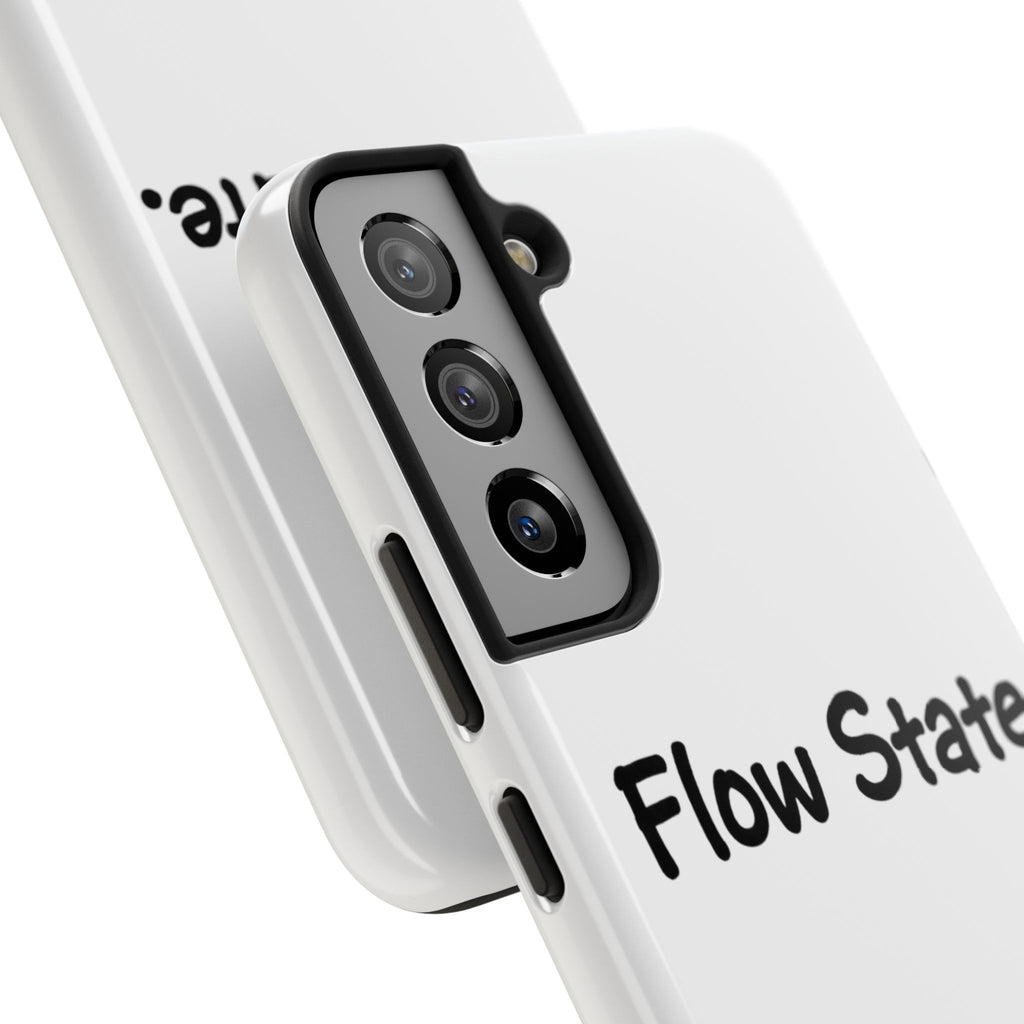 Flow State Tough Phone Case — Minimalist Motivational iPhone Cover