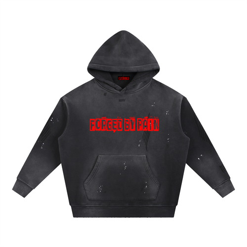 BFP Vintage Washed Forged by Pain Fleece Hoodie