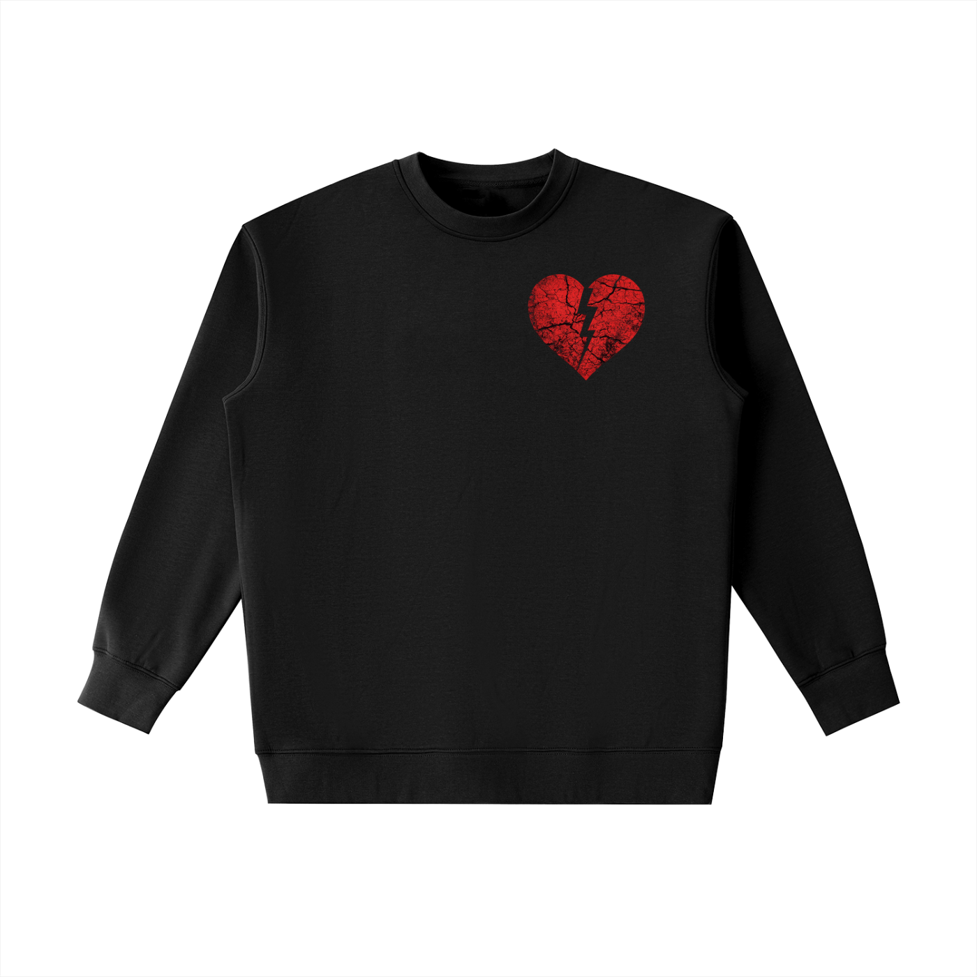 Essential Heavyweight Broken Heart Crewneck Sweatshirt