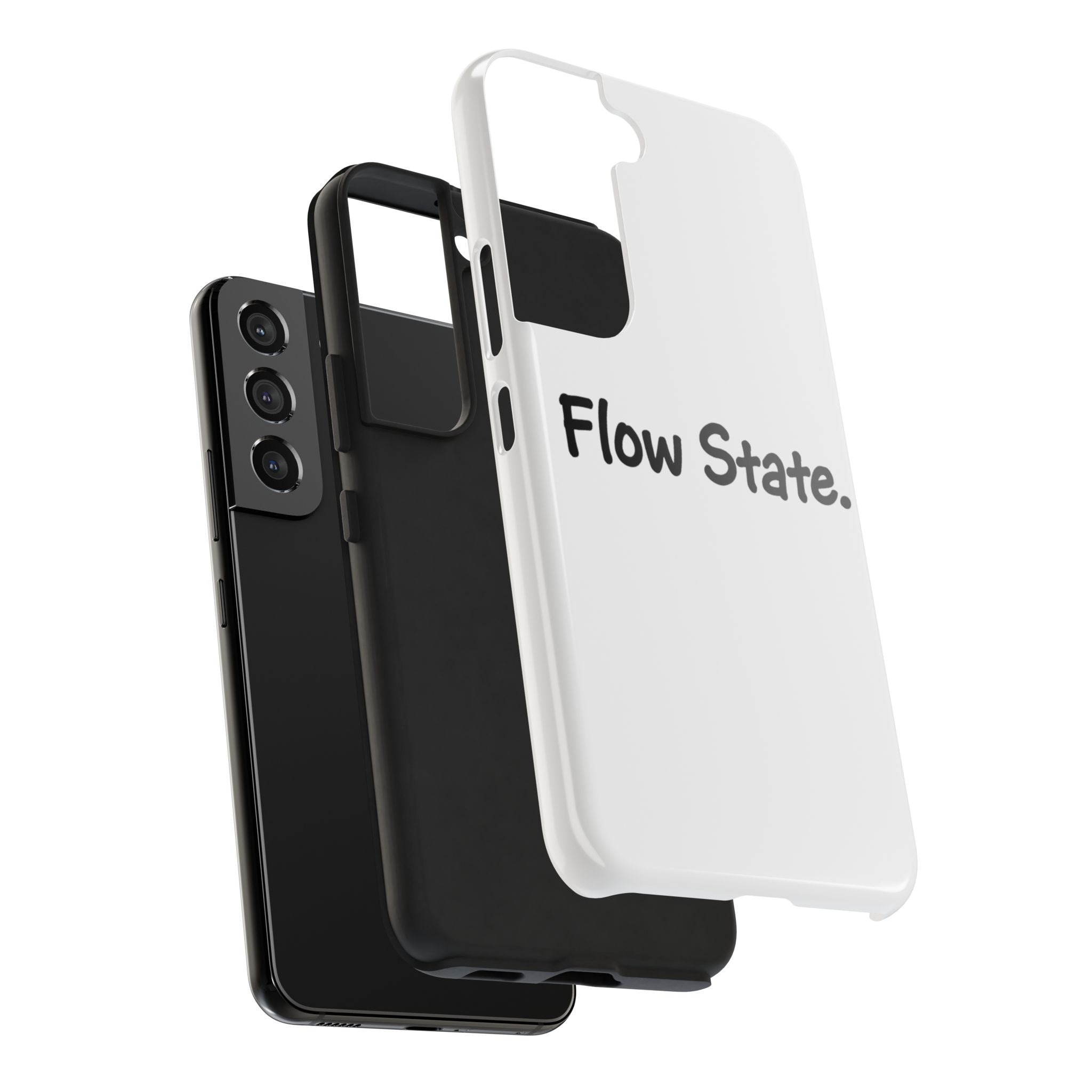 Flow State Tough Phone Case — Minimalist Motivational iPhone Cover