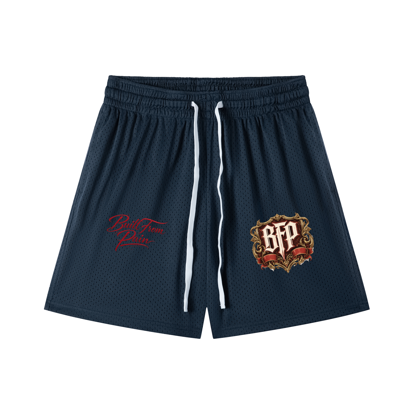 Mesh Drawstring Shorts