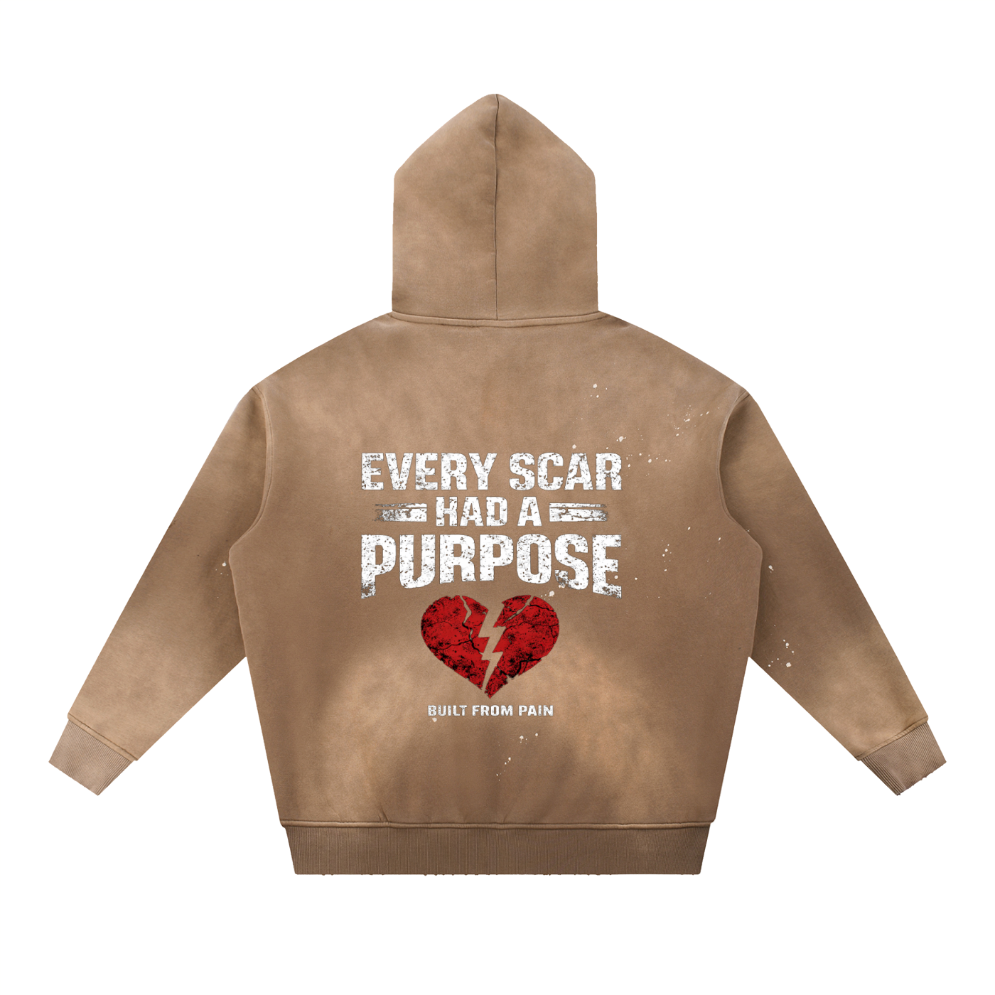 BFP Vintage Washed Forged by Pain Fleece Hoodie
