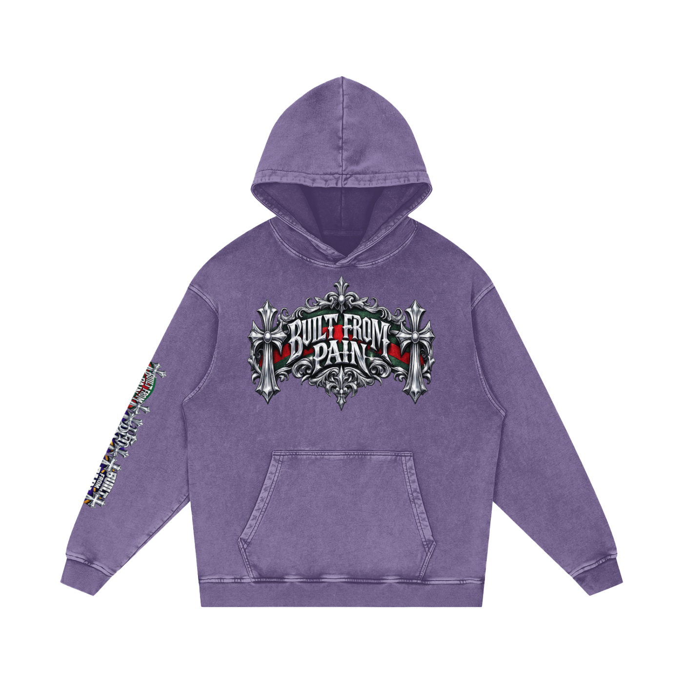 Chrome BFP Snow Washed Loose Cotton Hoodie