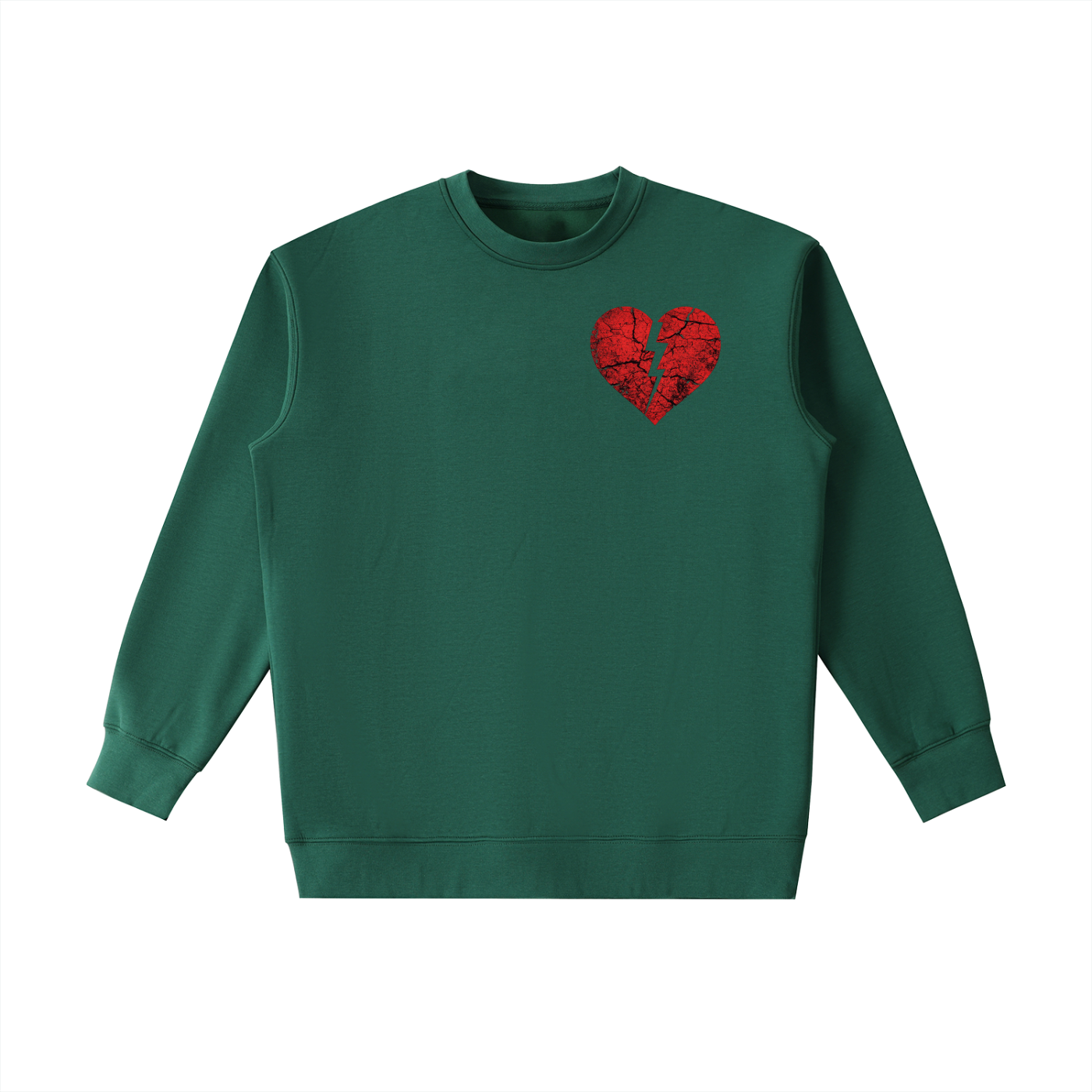 Essential Heavyweight Broken Heart Crewneck Sweatshirt