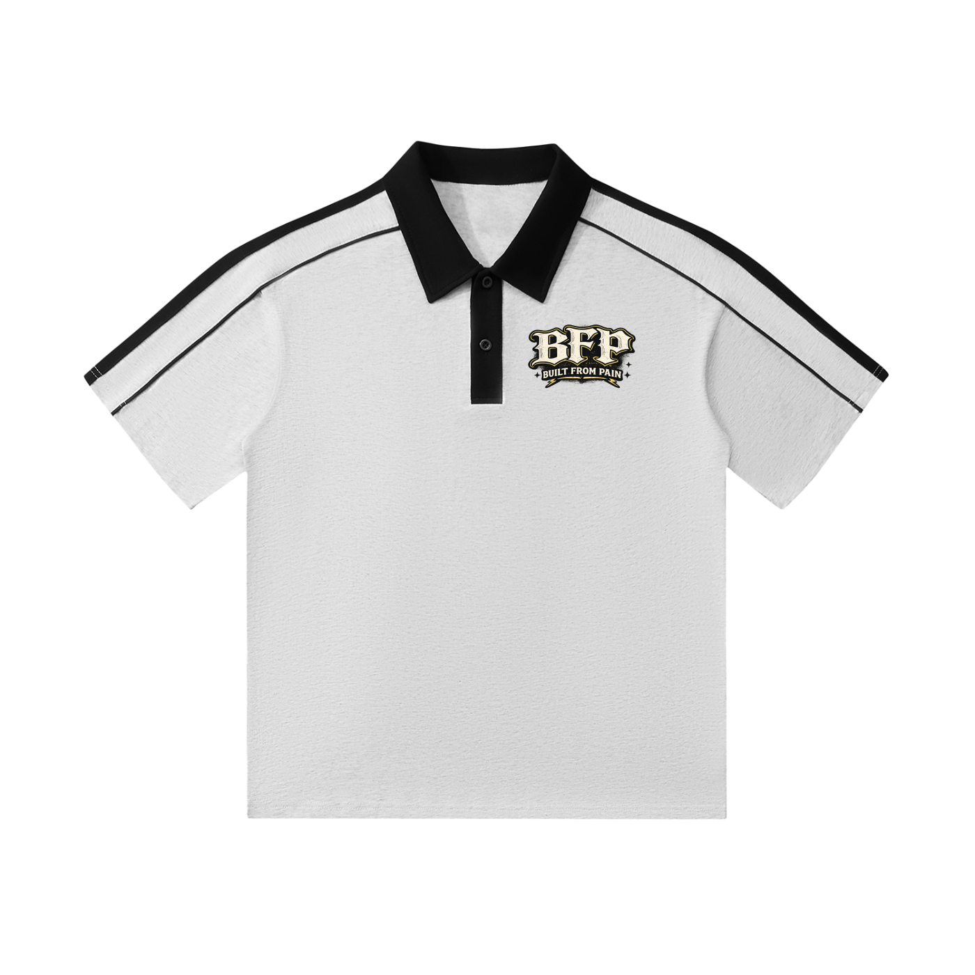 BFP Contrast Collar Short-Sleeve Polo Shirt