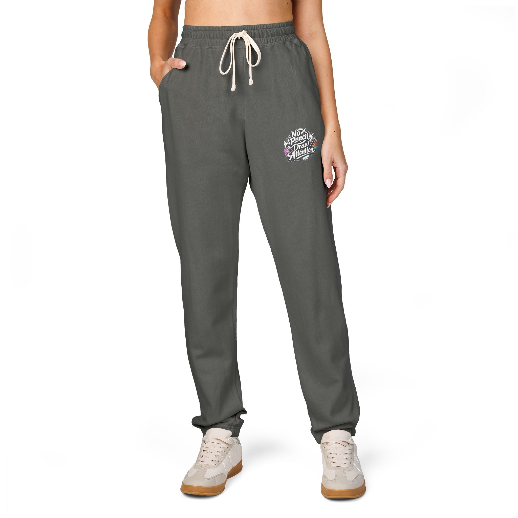 Embroidered Floral Skull Sweatpants — Garment - Dyed Fleece Joggers - LaneOfTrends