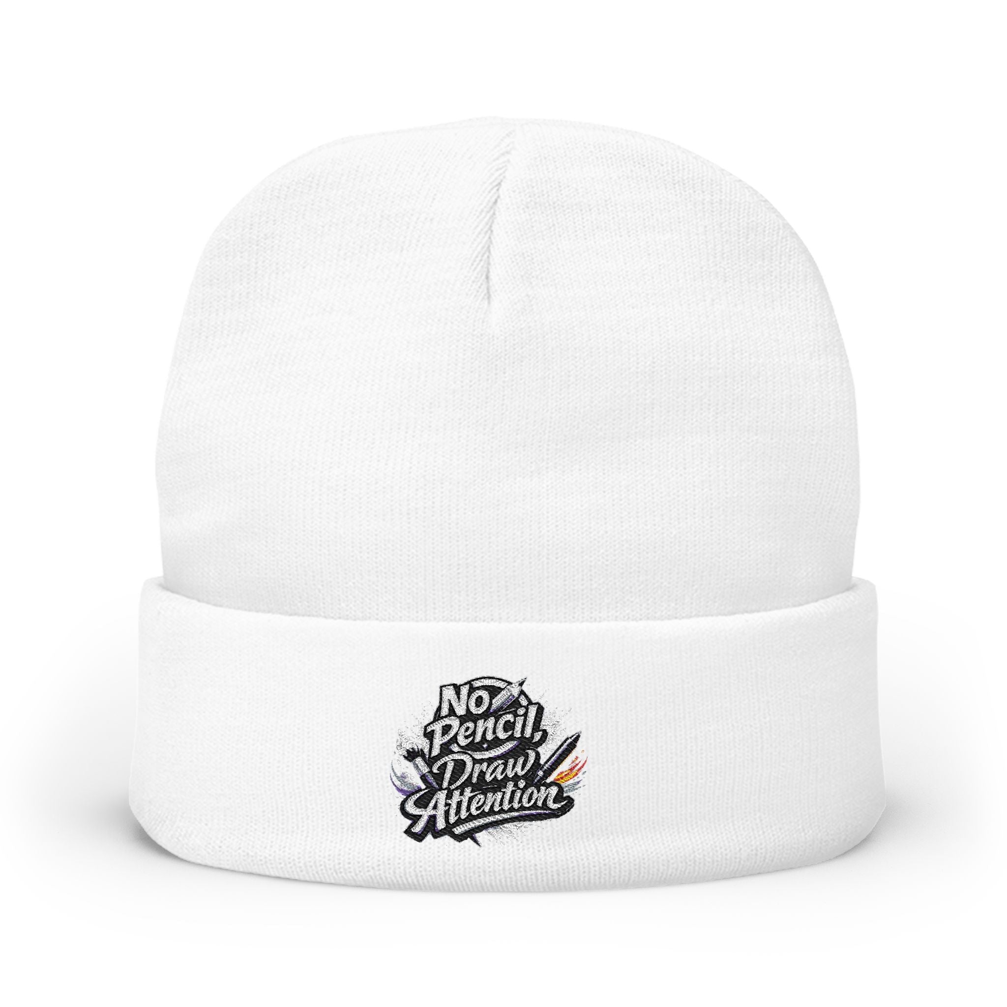 Embroidered 'Not My Problem' Knit Beanie – Cozy Winter Hat - LaneOfTrends