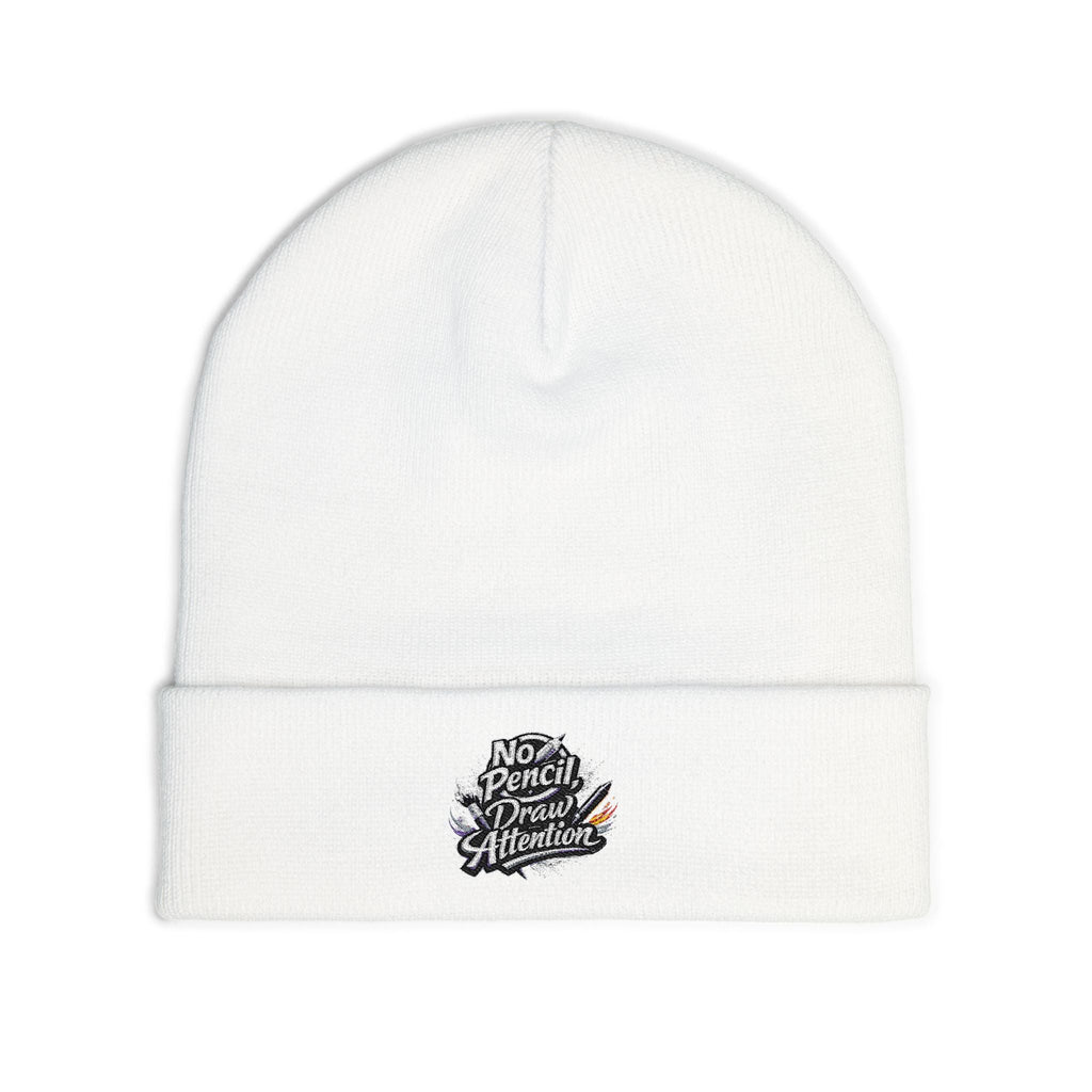 Embroidered 'Not My Problem' Knit Beanie – Cozy Winter Hat - LaneOfTrends