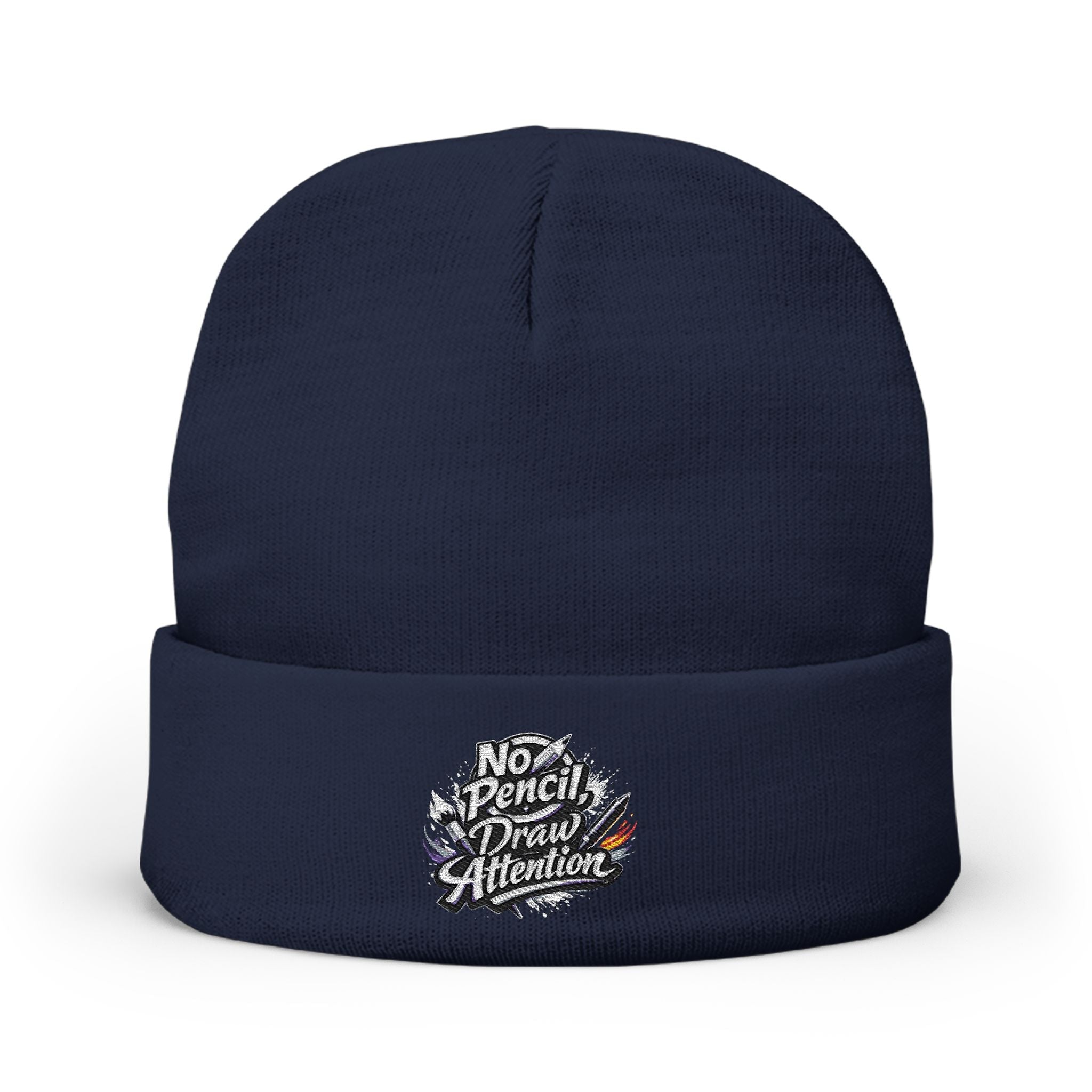 Embroidered 'Not My Problem' Knit Beanie – Cozy Winter Hat - LaneOfTrends