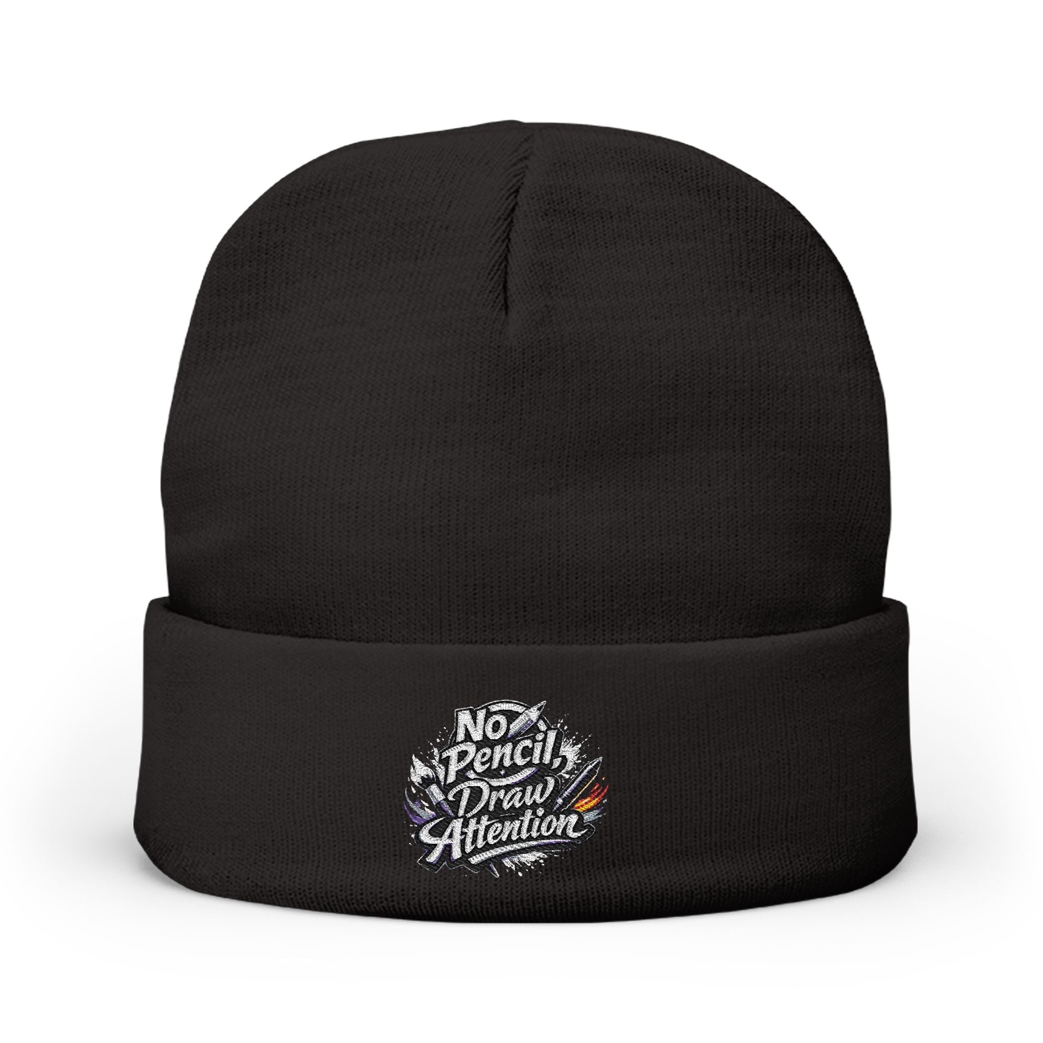 Embroidered 'Not My Problem' Knit Beanie – Cozy Winter Hat - LaneOfTrends