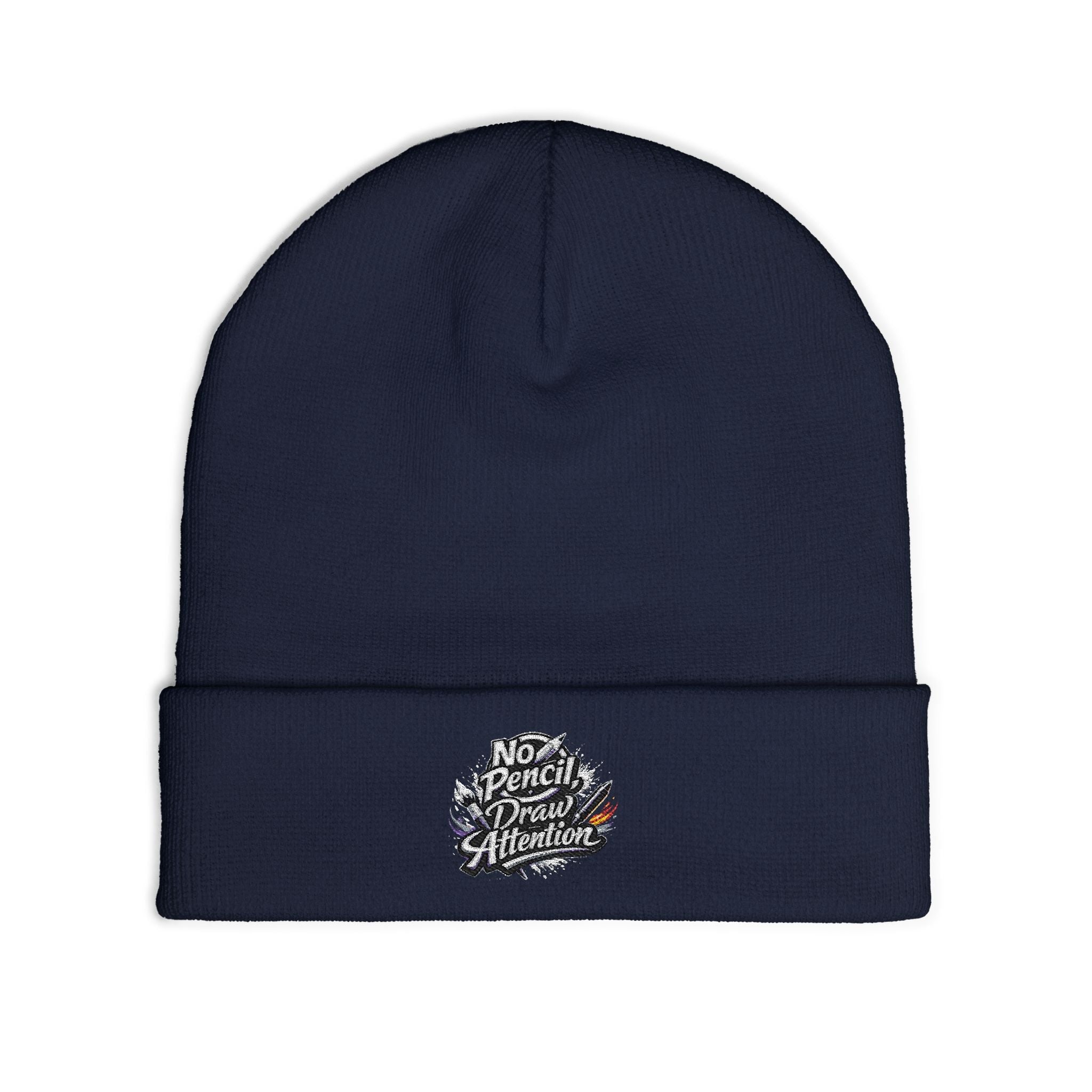 Embroidered 'Not My Problem' Knit Beanie – Cozy Winter Hat - LaneOfTrends