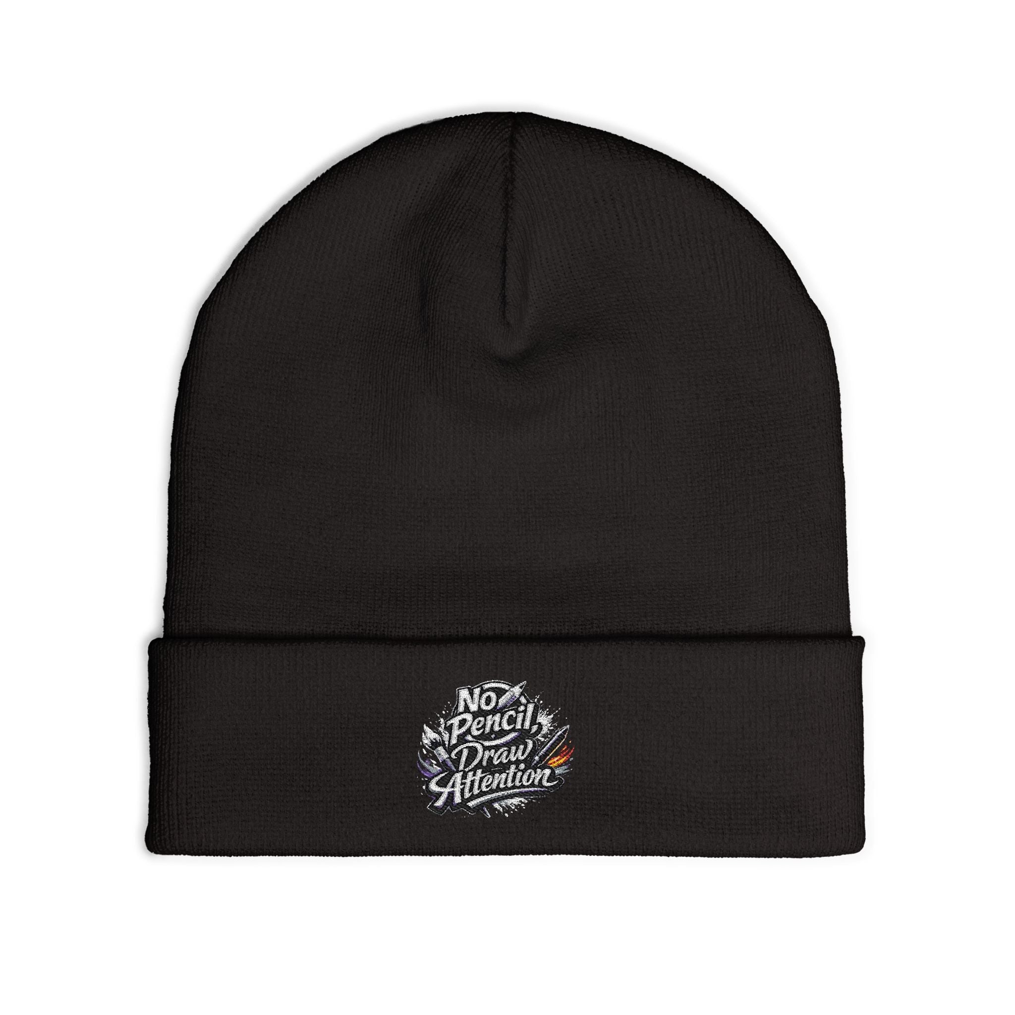 Embroidered 'Not My Problem' Knit Beanie – Cozy Winter Hat - LaneOfTrends