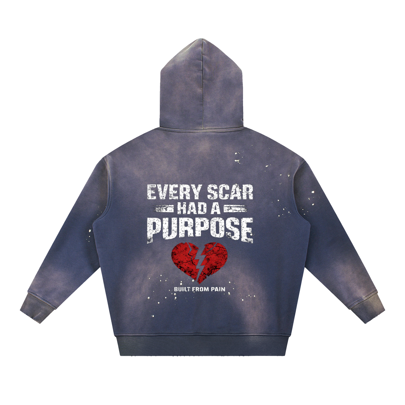 BFP Vintage Washed Forged by Pain Fleece Hoodie