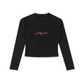 Dyed Washed Raglan Long Sleeve Slim T-Shirt