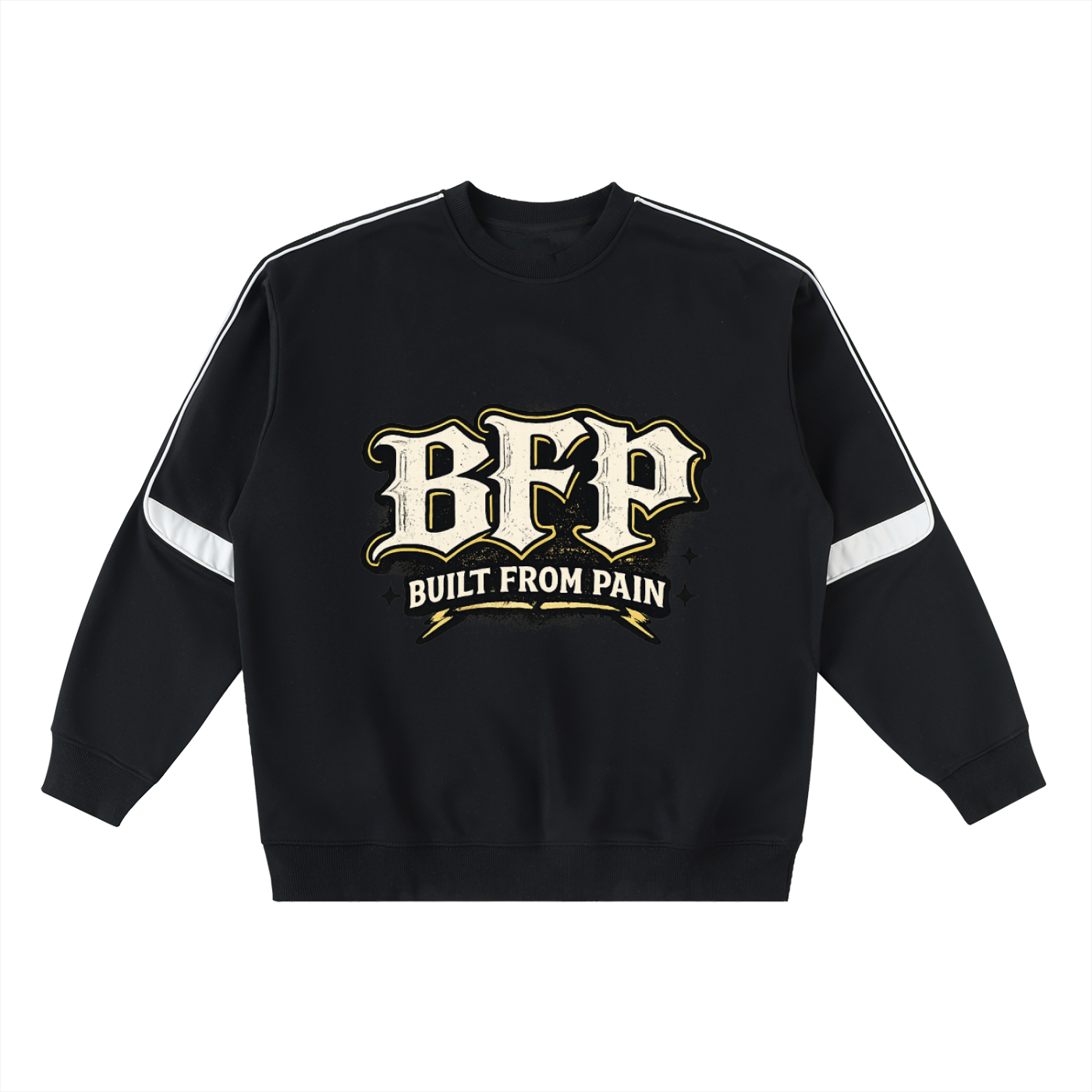 Oversized Crewneck Taped Sweatshirt