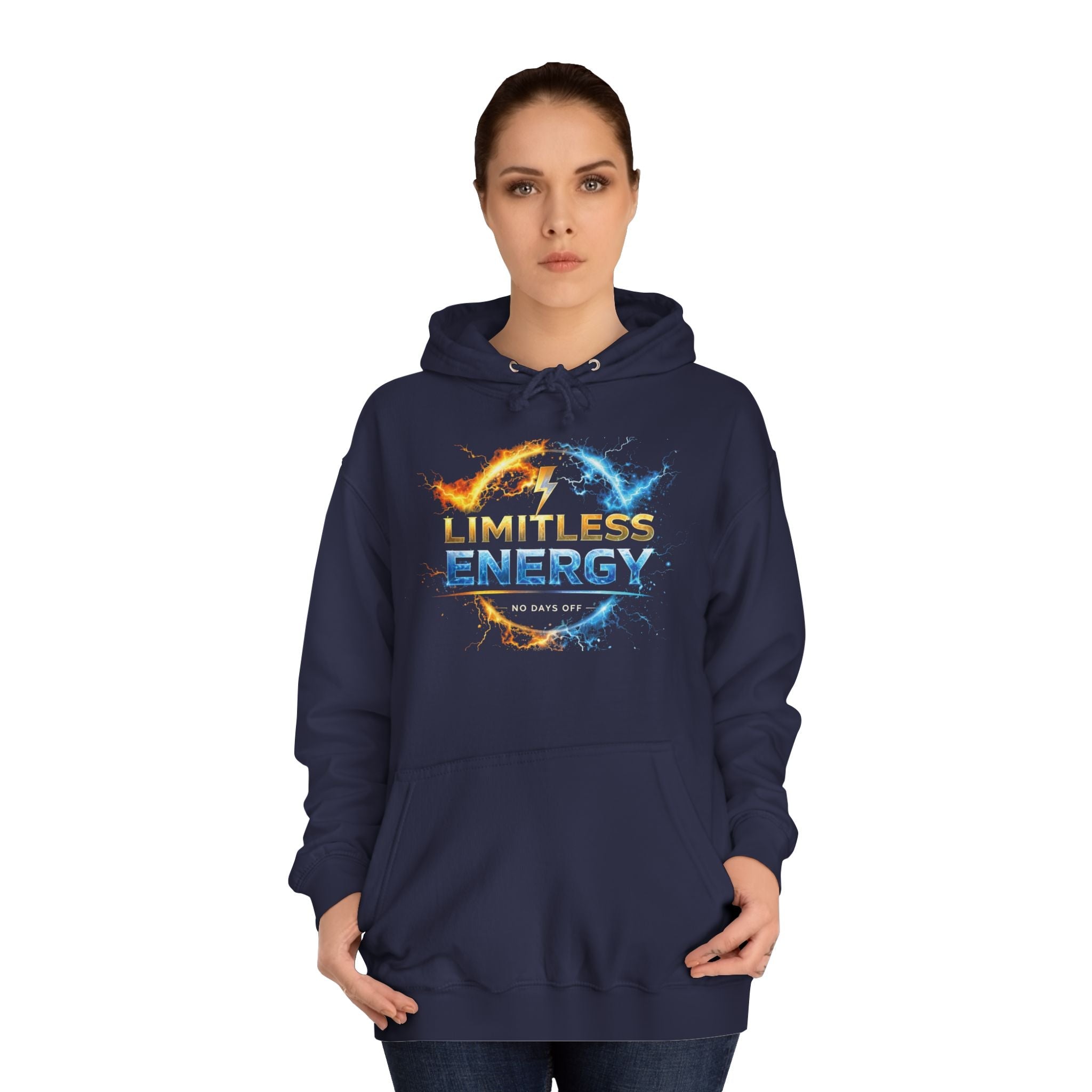 Limitless Energy Hoodie — Fire & Ice Motivational Pullover - LaneOfTrends
