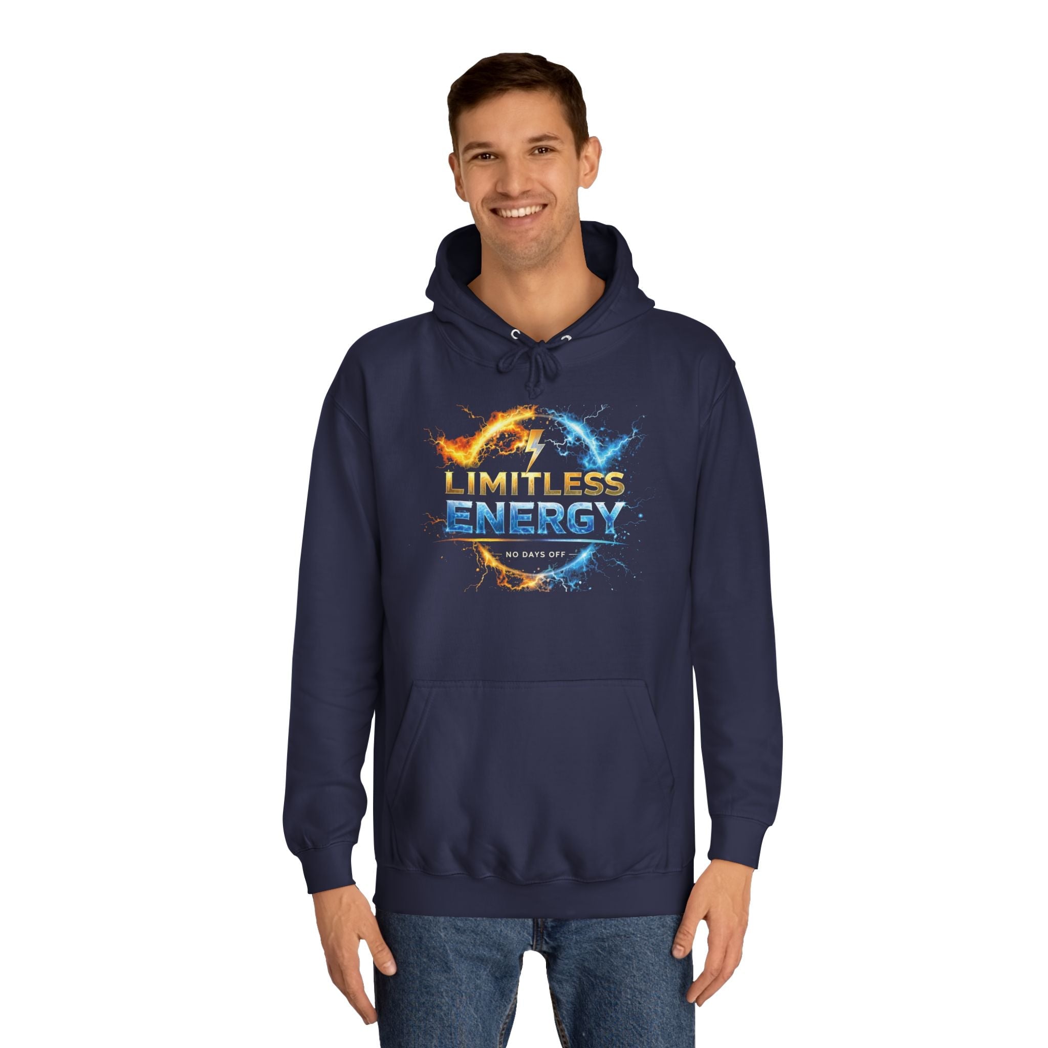 Limitless Energy Hoodie — Fire & Ice Motivational Pullover - LaneOfTrends