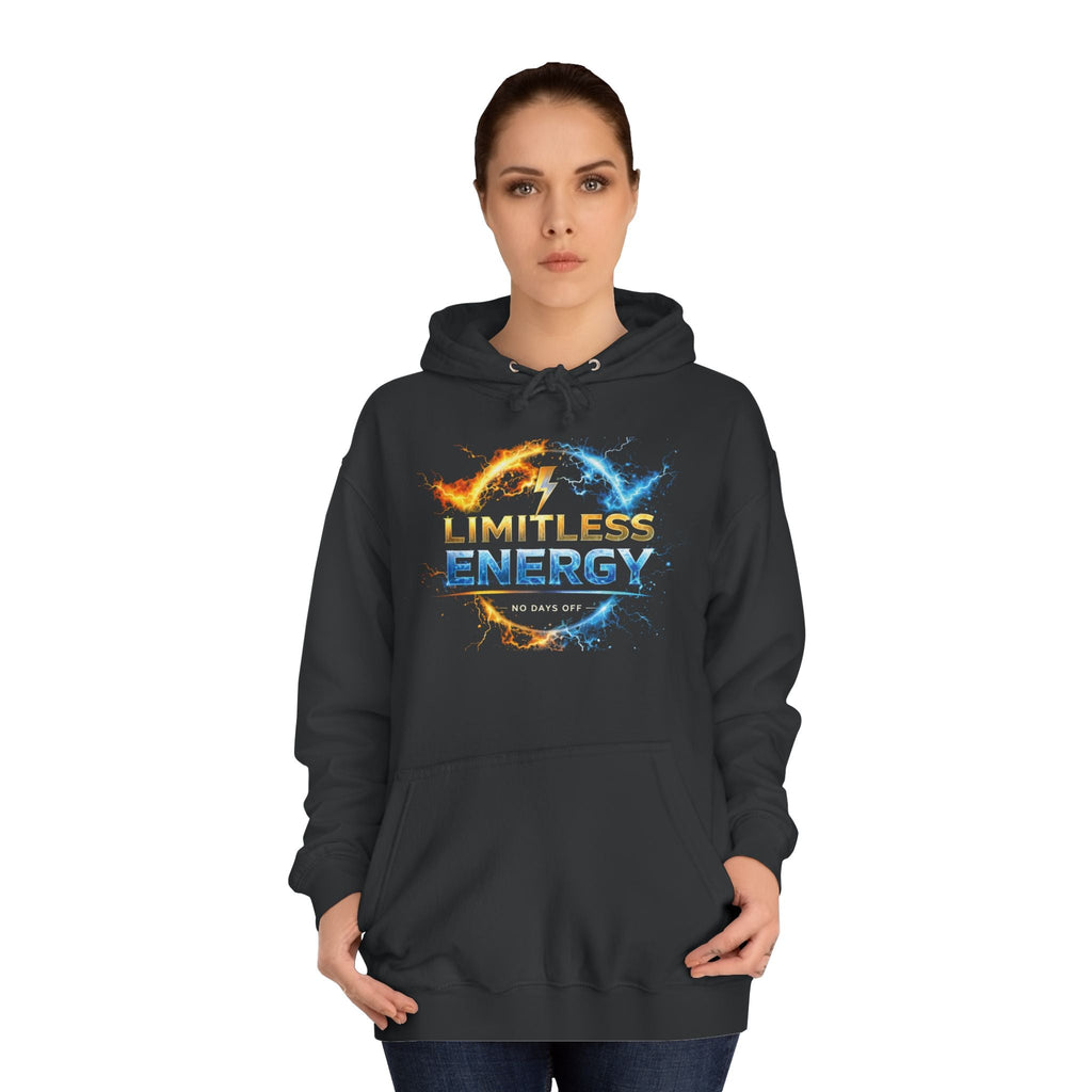 Limitless Energy Hoodie — Fire & Ice Motivational Pullover - LaneOfTrends