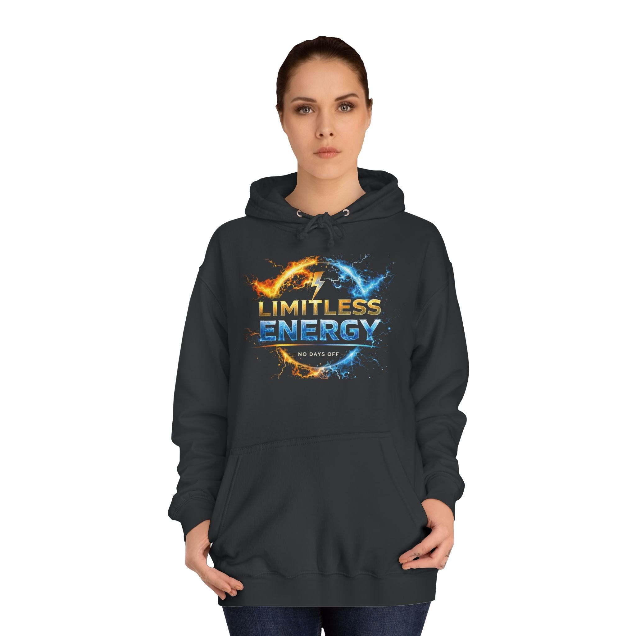 Limitless Energy Hoodie — Fire & Ice Motivational Pullover - LaneOfTrends