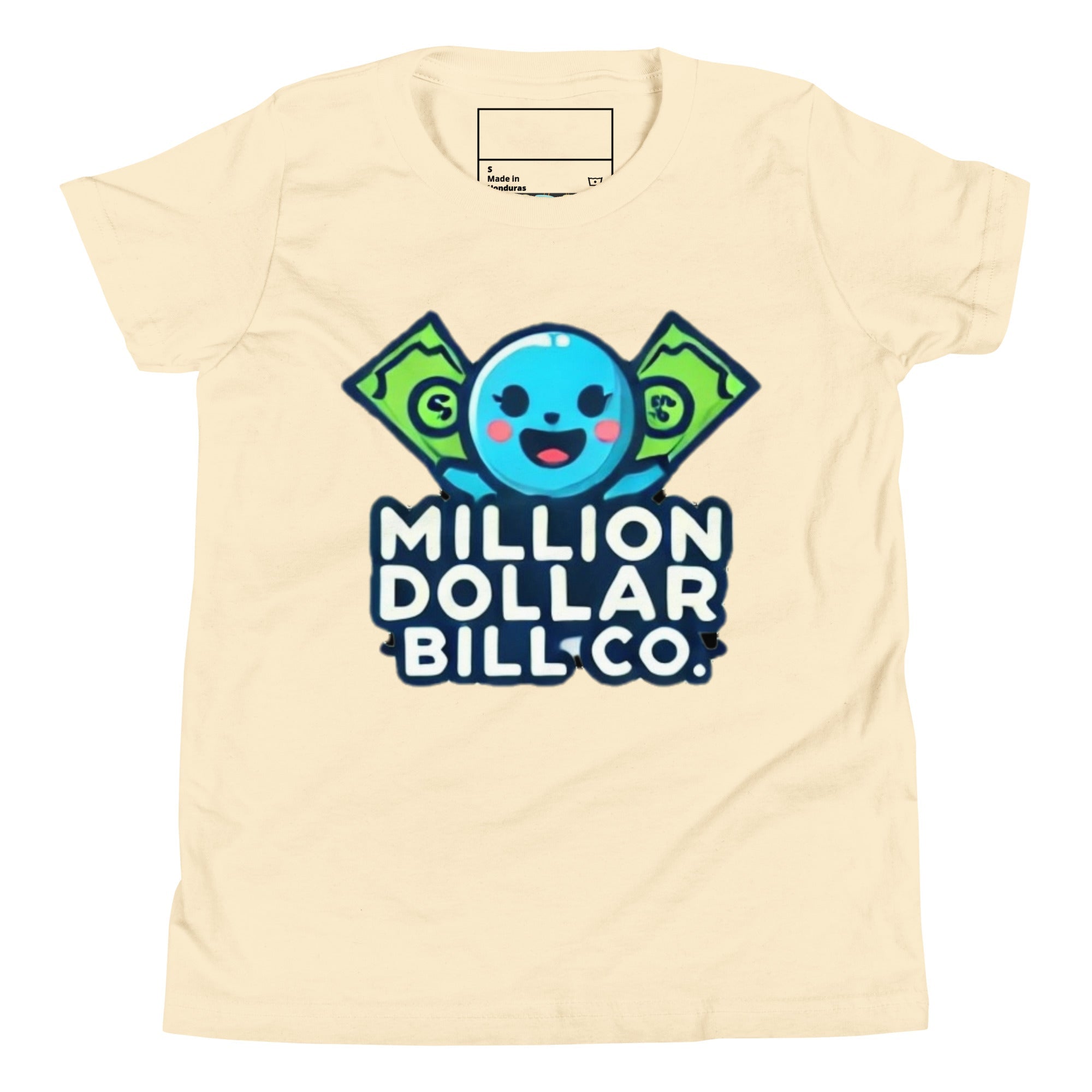 MDB Co. Blue Mascot For The Future Youth Short Sleeve T-Shirt