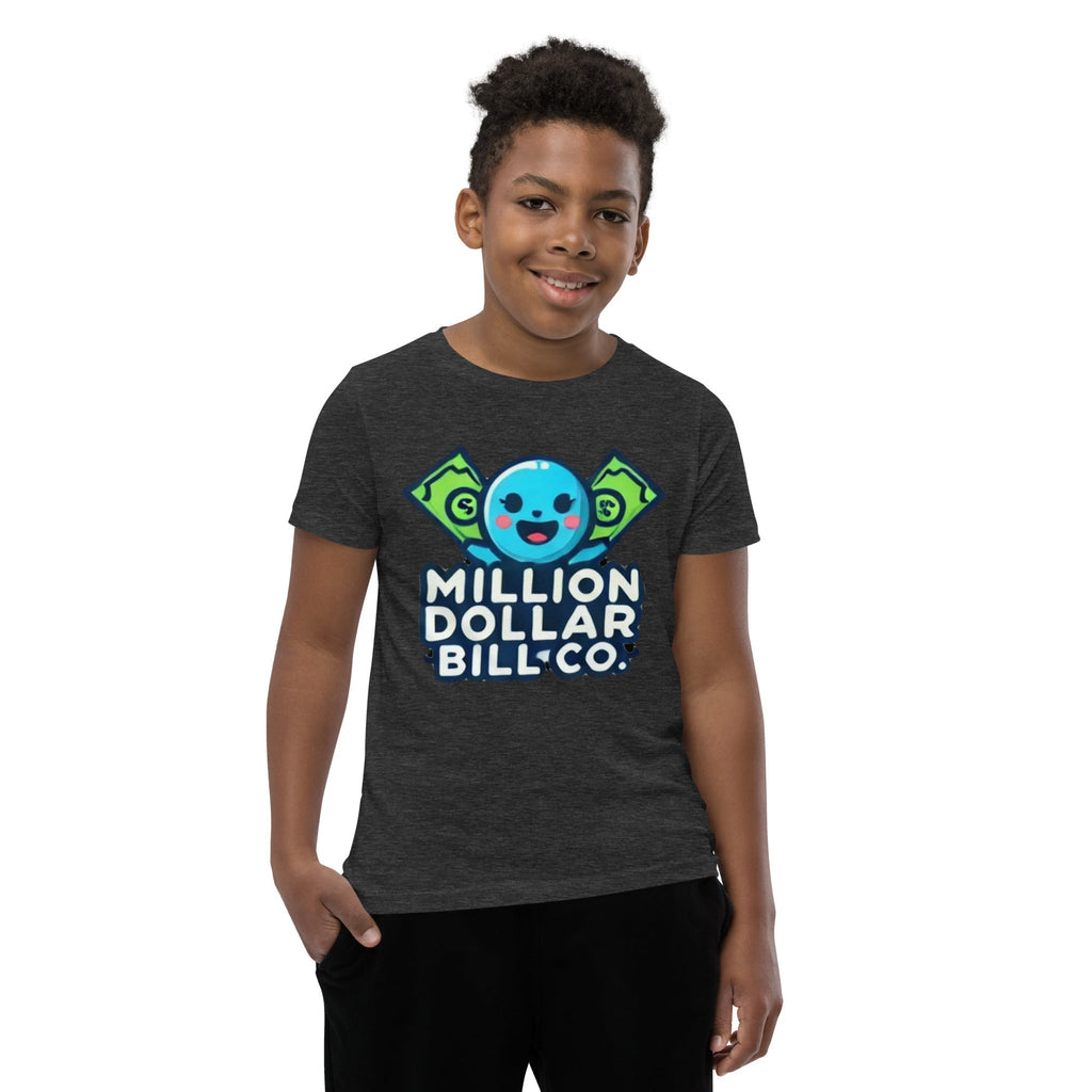 MDB Co. Blue Mascot For The Future Youth Short Sleeve T-Shirt
