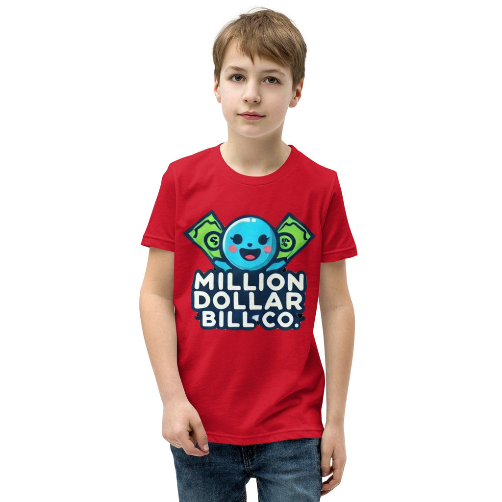 MDB Co. Blue Mascot For The Future Youth Short Sleeve T-Shirt