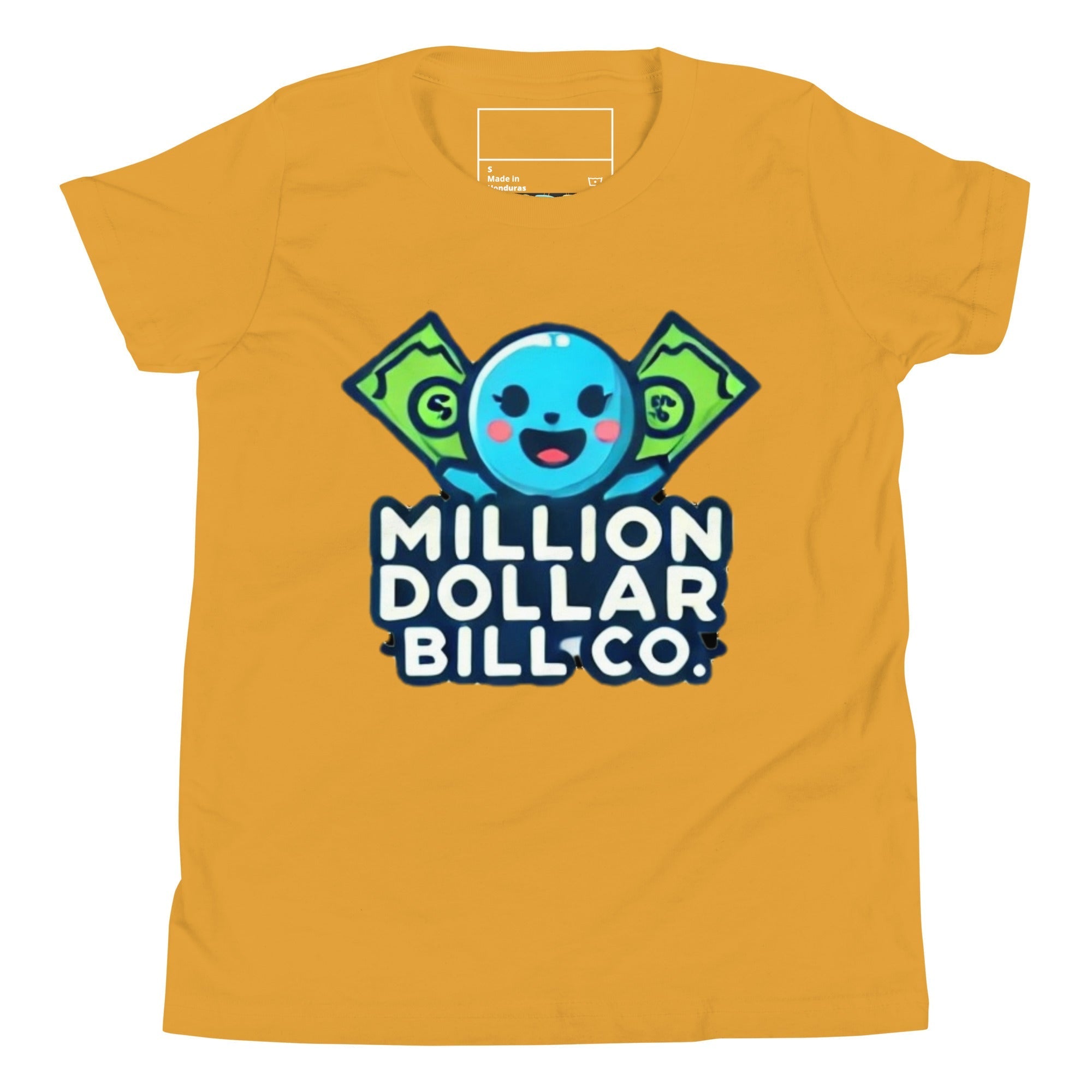 MDB Co. Blue Mascot For The Future Youth Short Sleeve T-Shirt