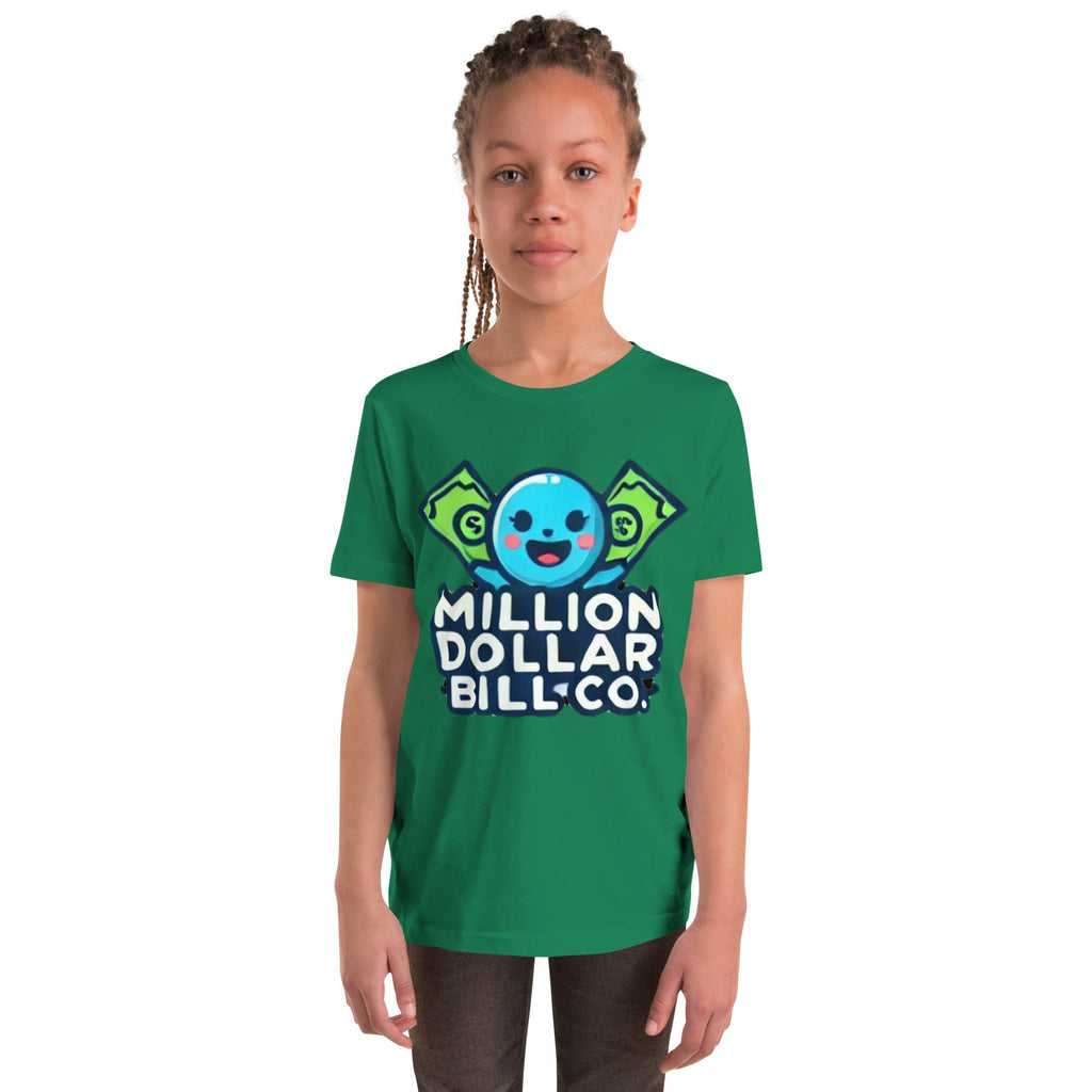 MDB Co. Blue Mascot For The Future Youth Short Sleeve T-Shirt