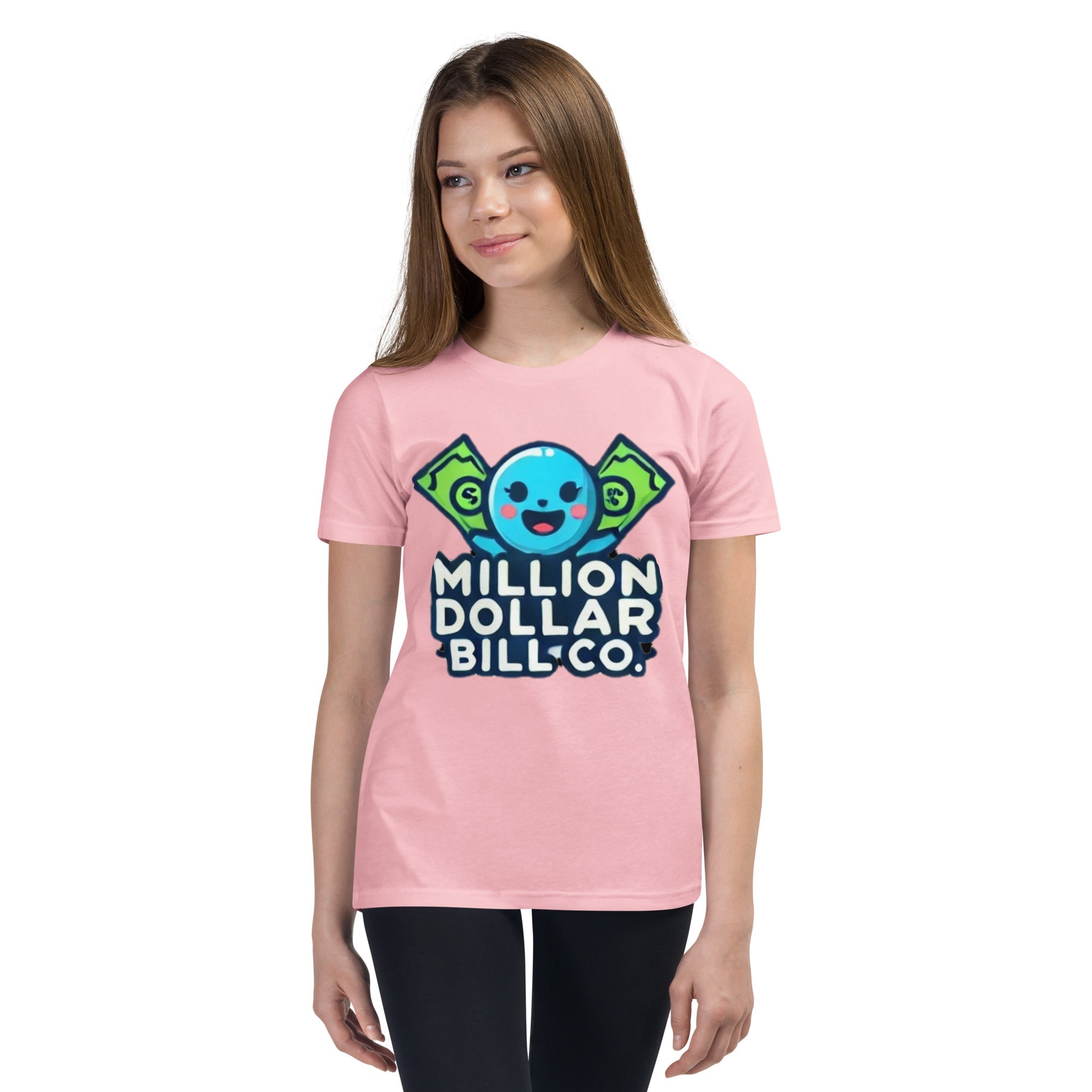 MDB Co. Blue Mascot For The Future Youth Short Sleeve T-Shirt