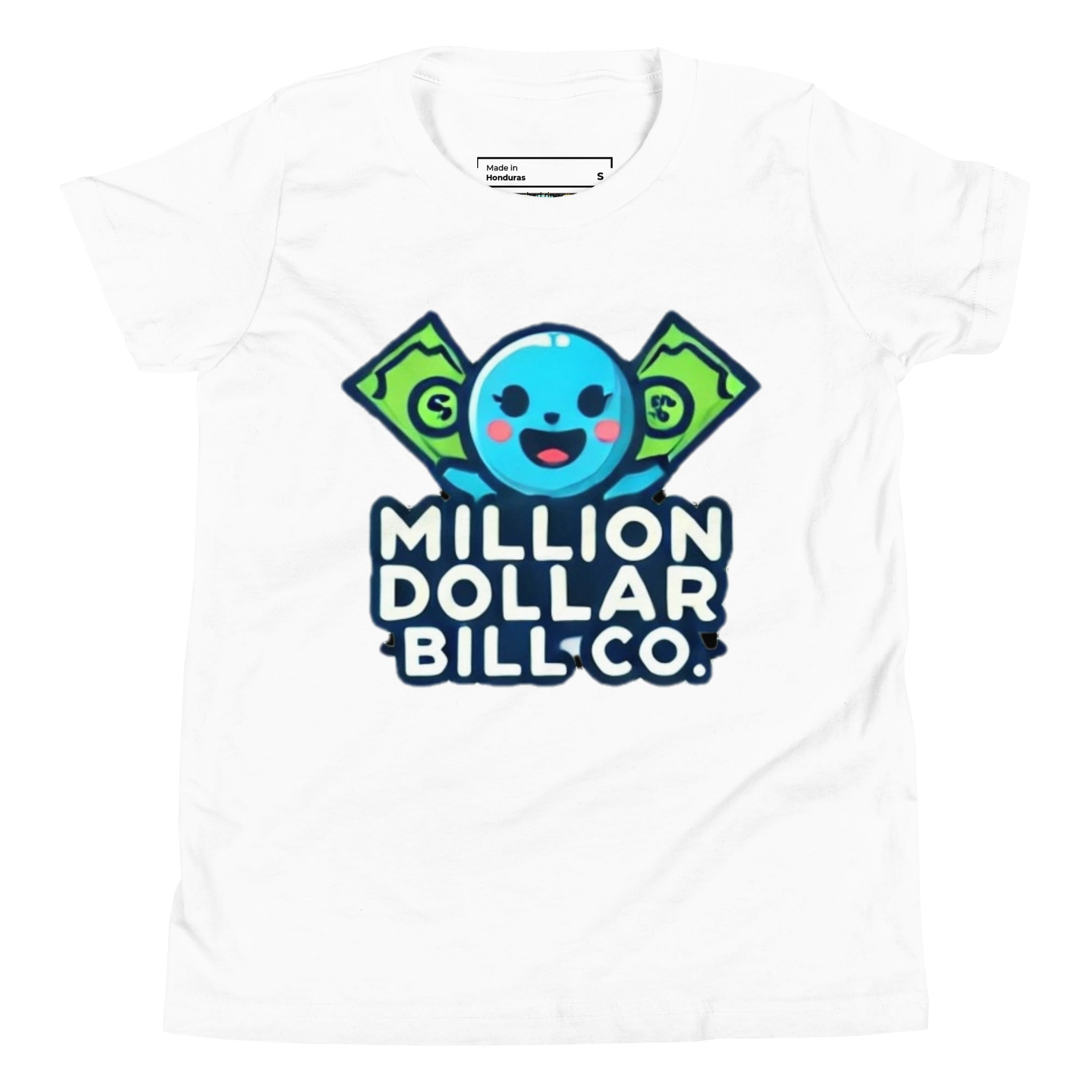 MDB Co. Blue Mascot For The Future Youth Short Sleeve T-Shirt