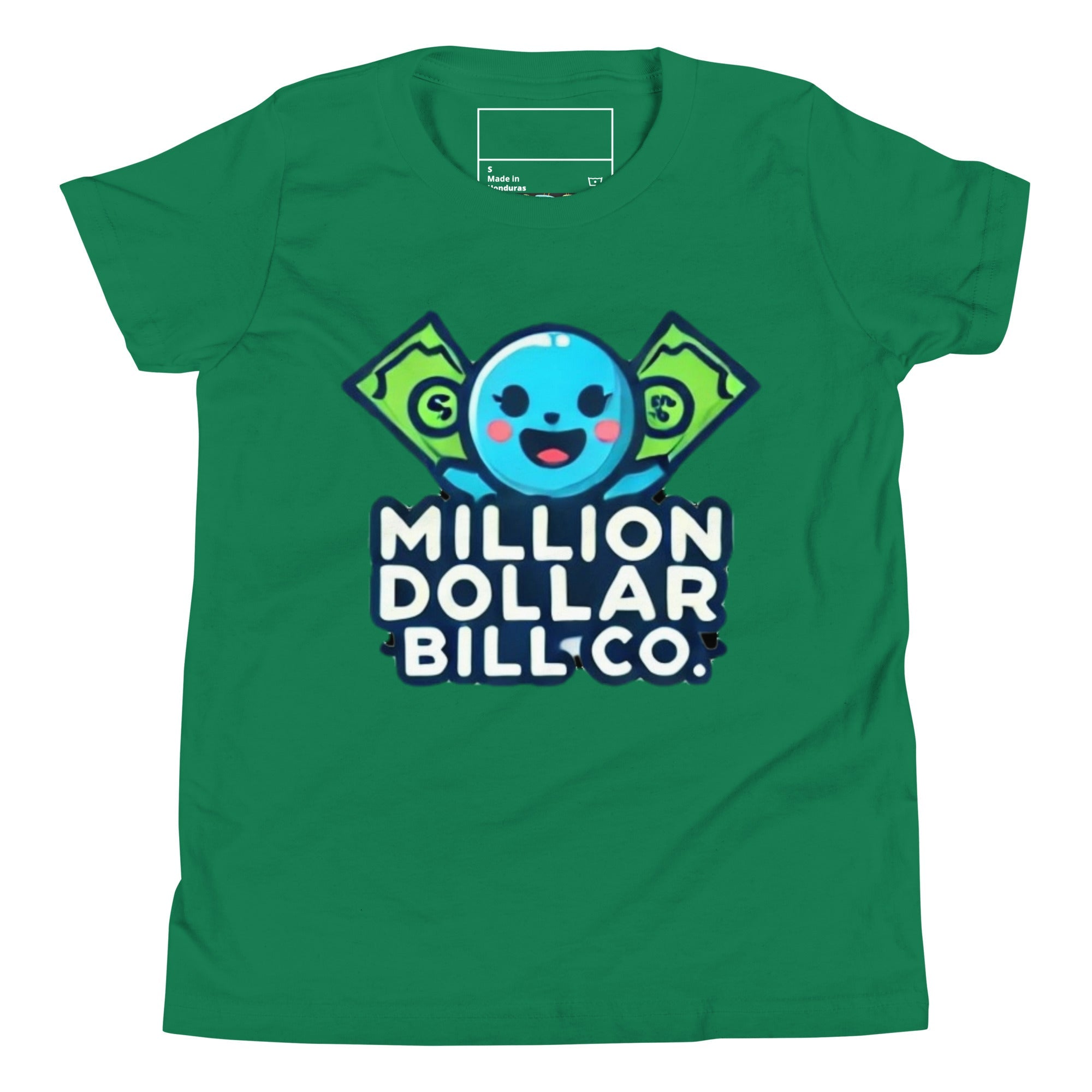 MDB Co. Blue Mascot For The Future Youth Short Sleeve T-Shirt