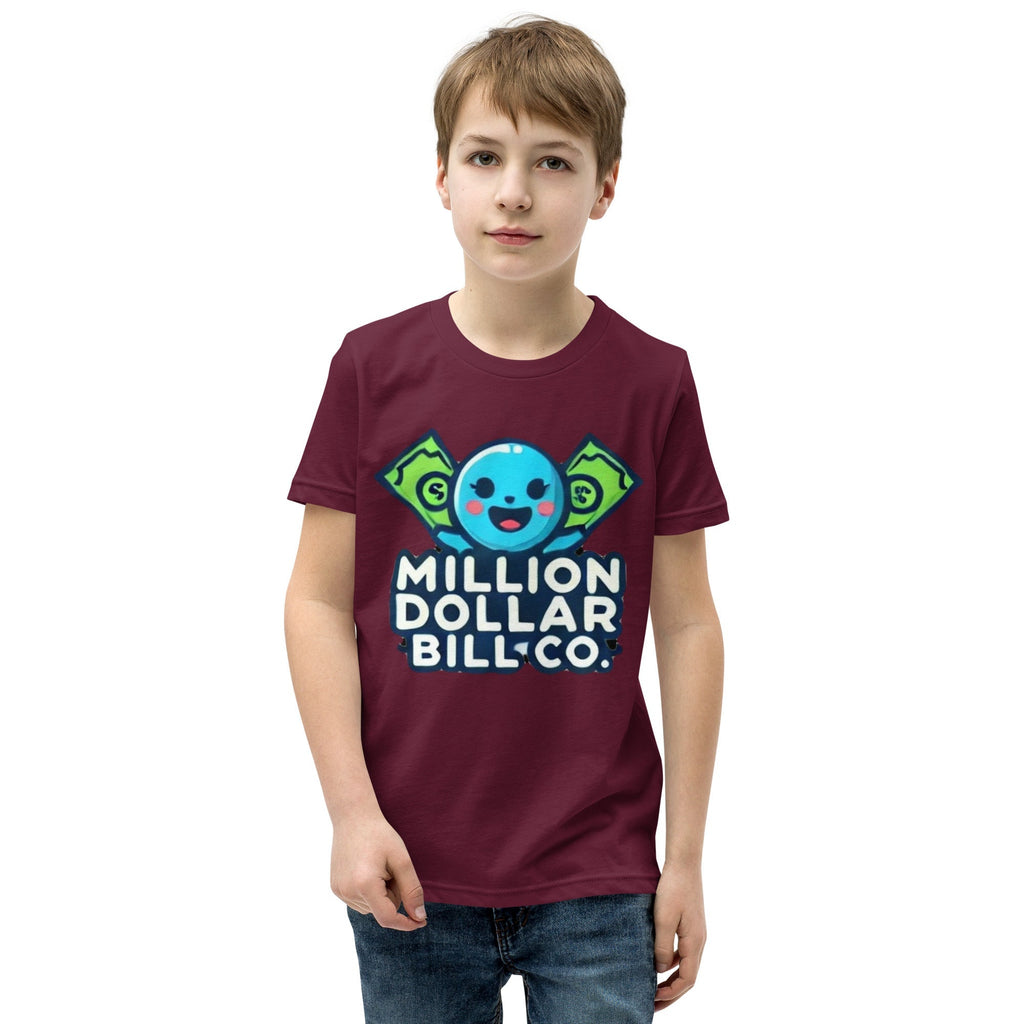 MDB Co. Blue Mascot For The Future Youth Short Sleeve T-Shirt