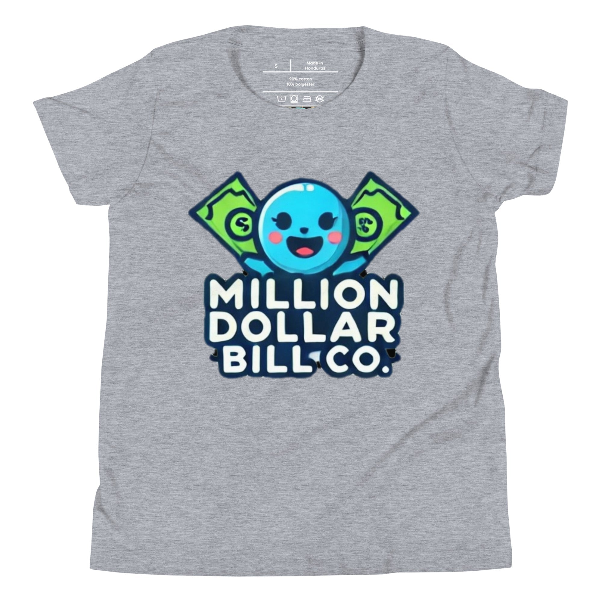 MDB Co. Blue Mascot For The Future Youth Short Sleeve T-Shirt
