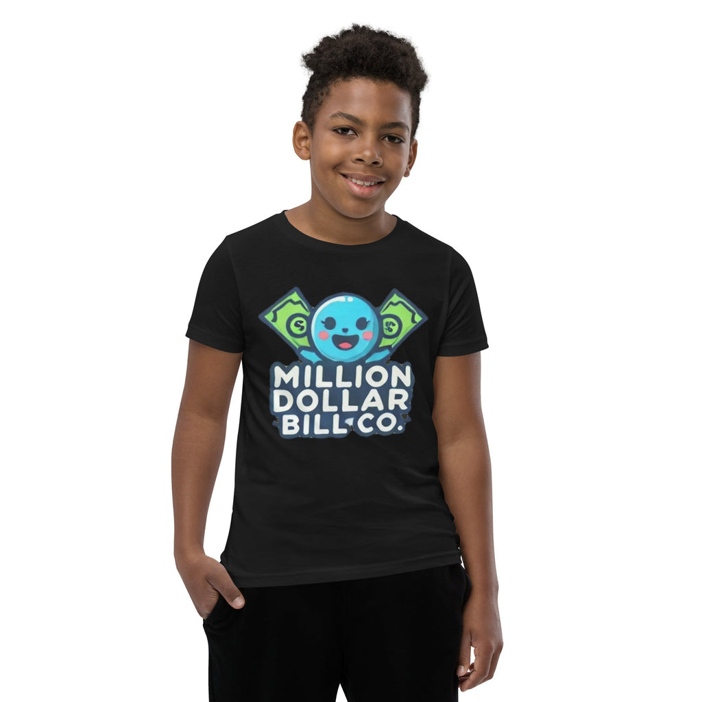 MDB Co. Blue Mascot For The Future Youth Short Sleeve T-Shirt